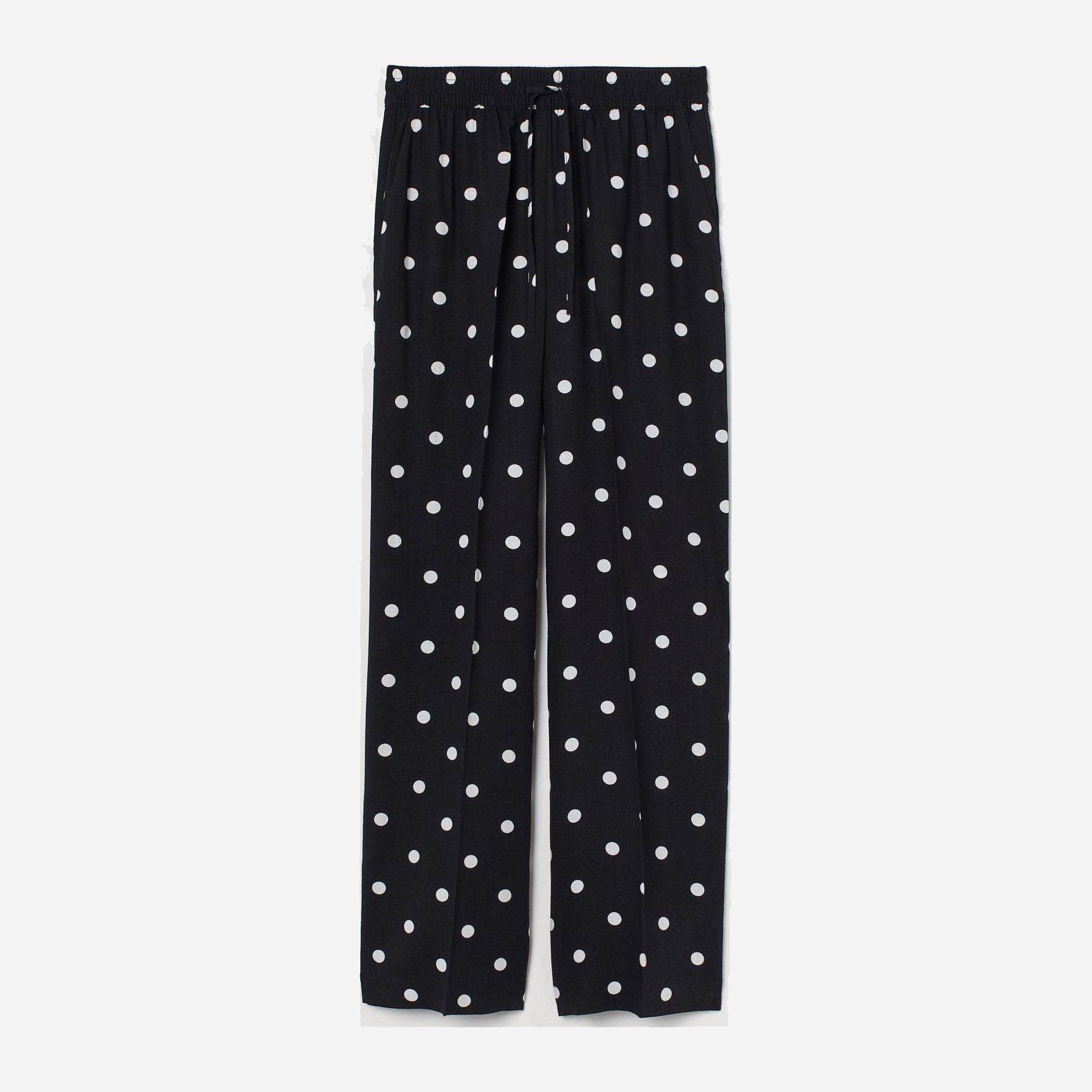 

Брюки H&M 9012811-AANX 34 Черные с белым
