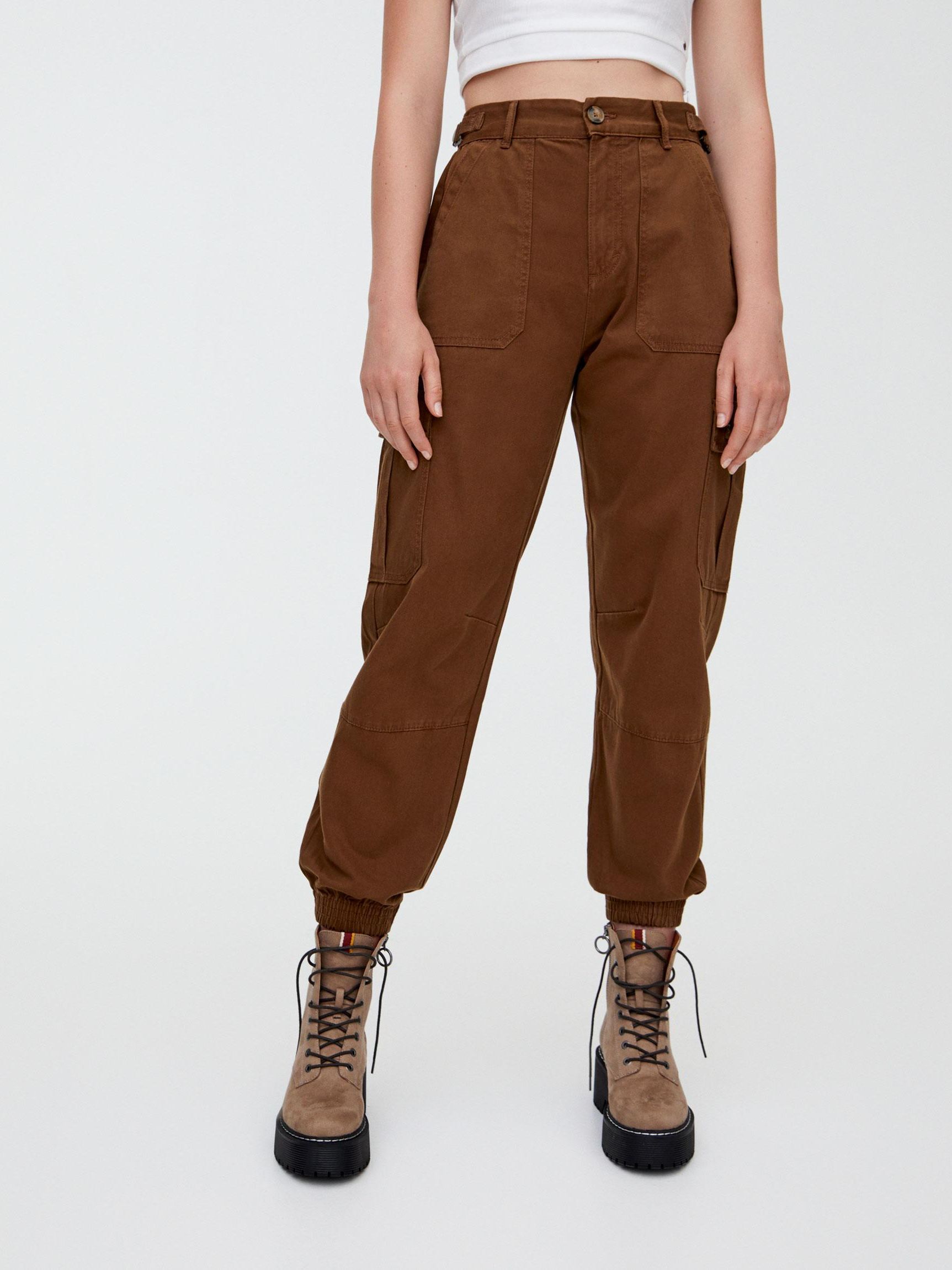 

Джинсы Pull & Bear 9671/315/700-ACVE 34 Коричневые