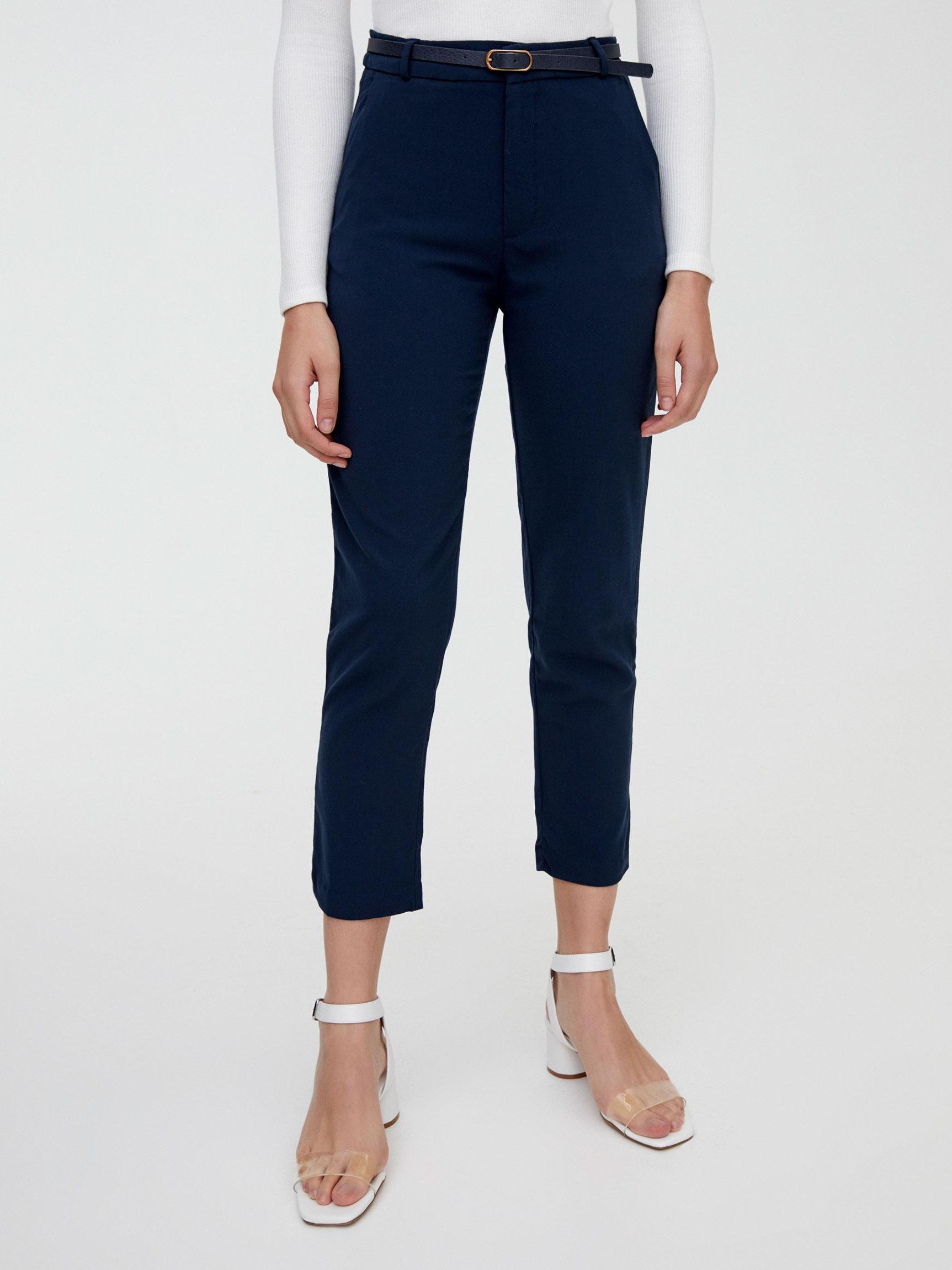 

Брюки Pull & Bear 5679/206/401-AAQJ 34 Темно-синие