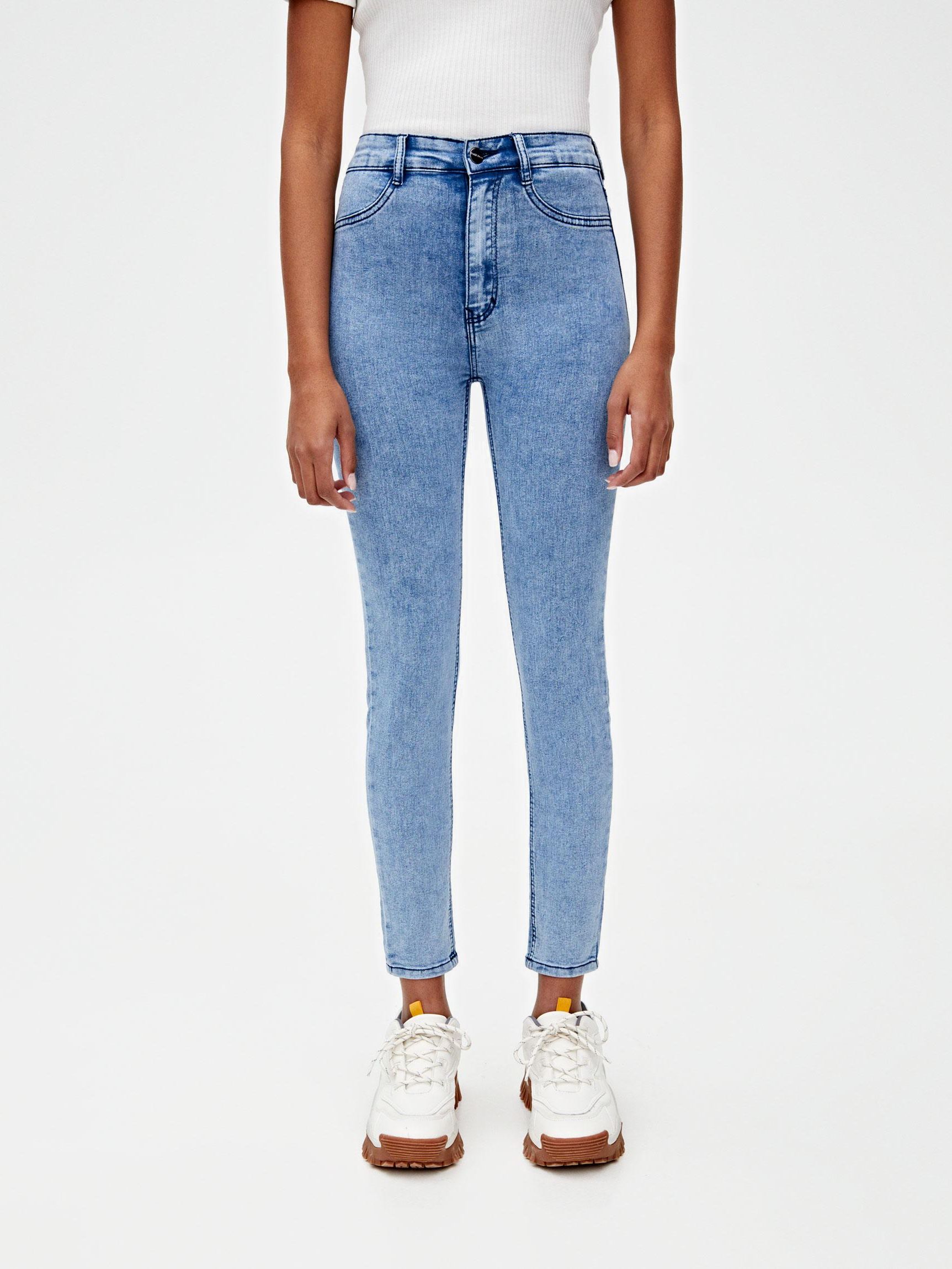 

Джинсы Pull & Bear 9684/309/400-ACWX 38 Светло-синие