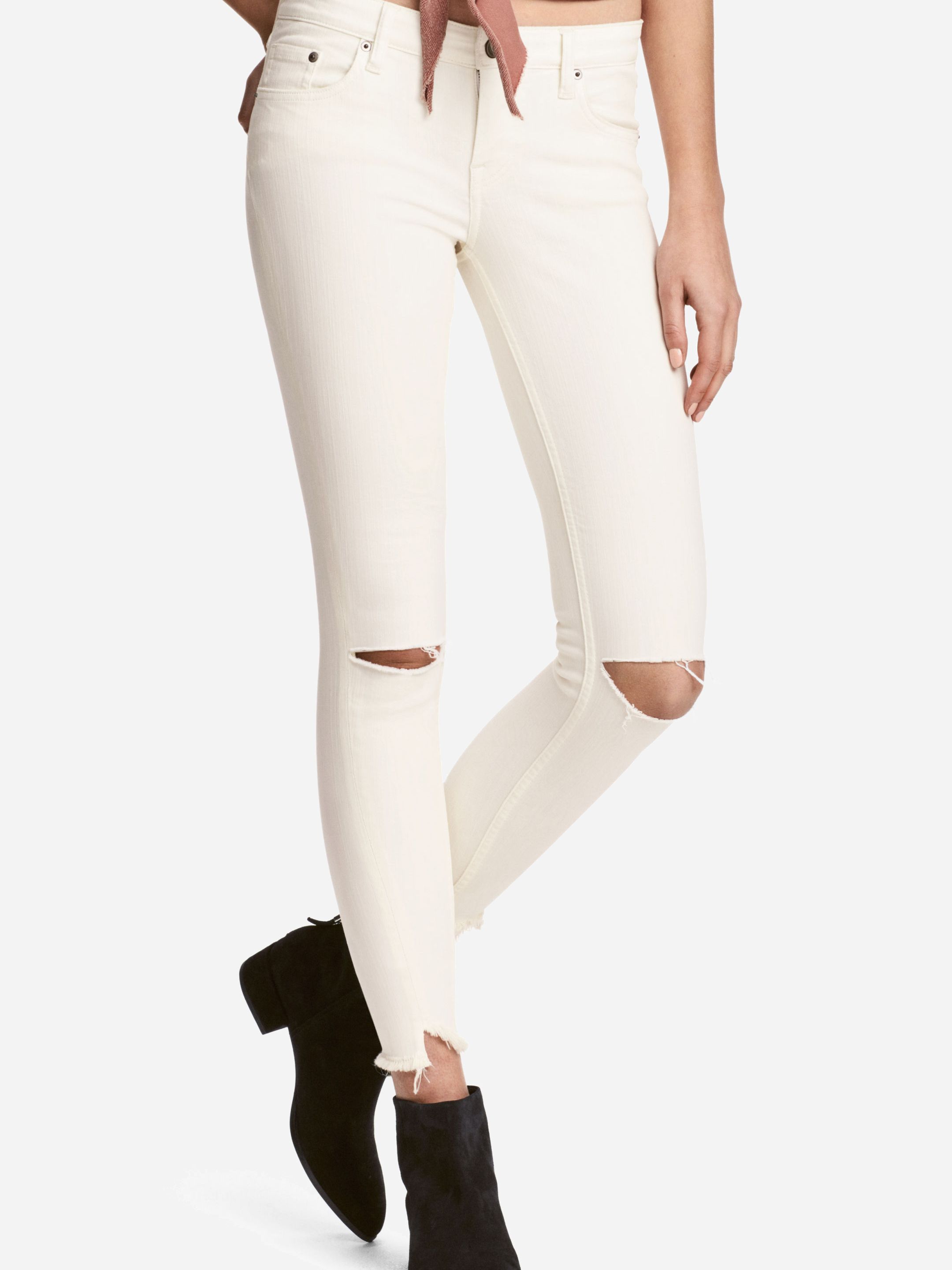 

Джинсы H&M 4401845-ACTS 36 Белые