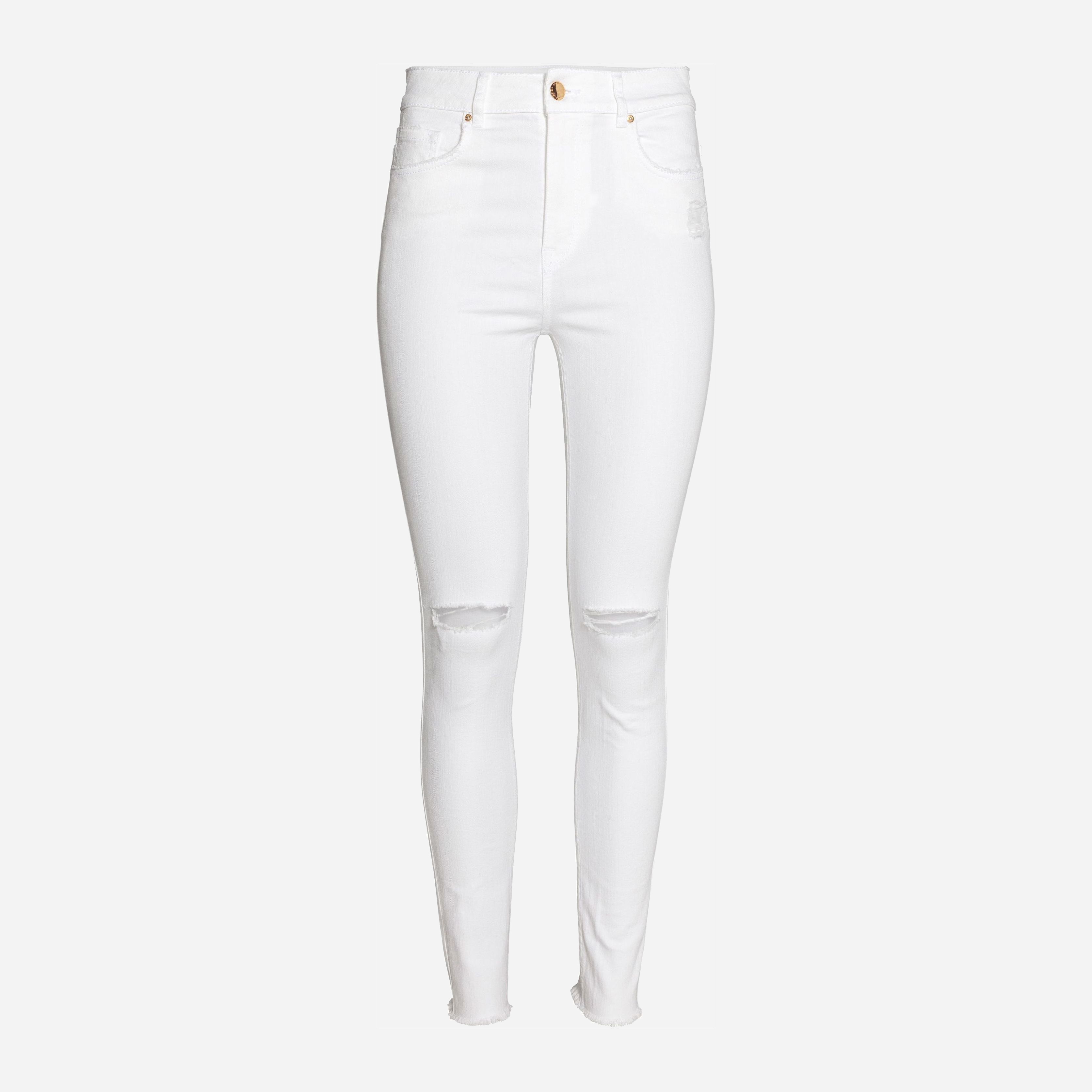 

Джинсы H&M 3574975-ACTS 44 Белые