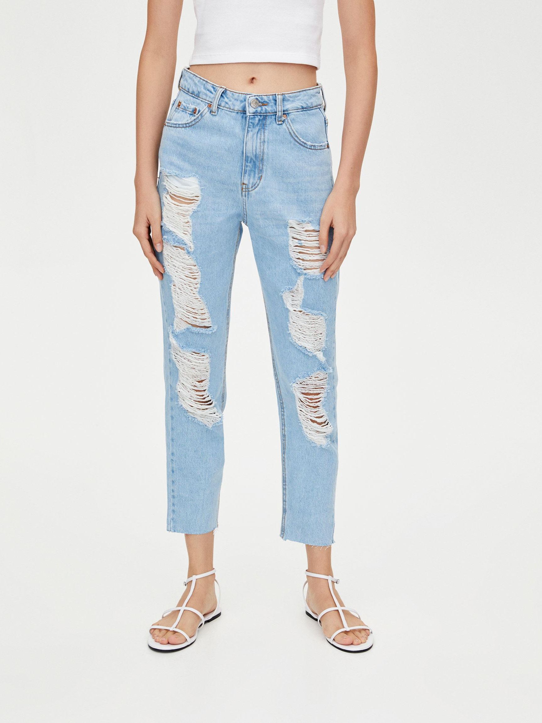 

Джинсы Pull & Bear 5689/103/426-ACUP 42 Голубые