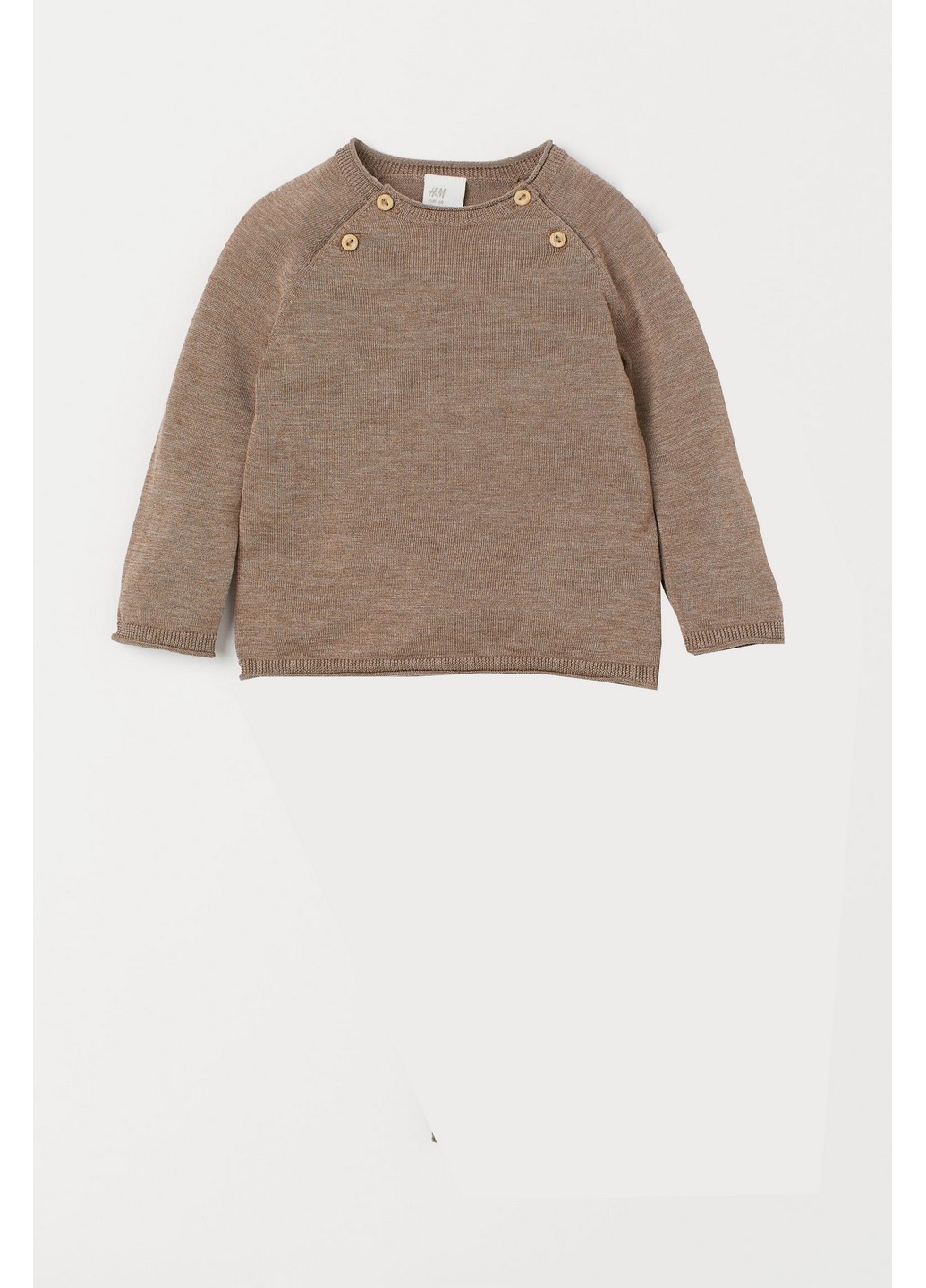 

Джемпер H&M 62 Коричневый 0539412_воротн.4.пугов