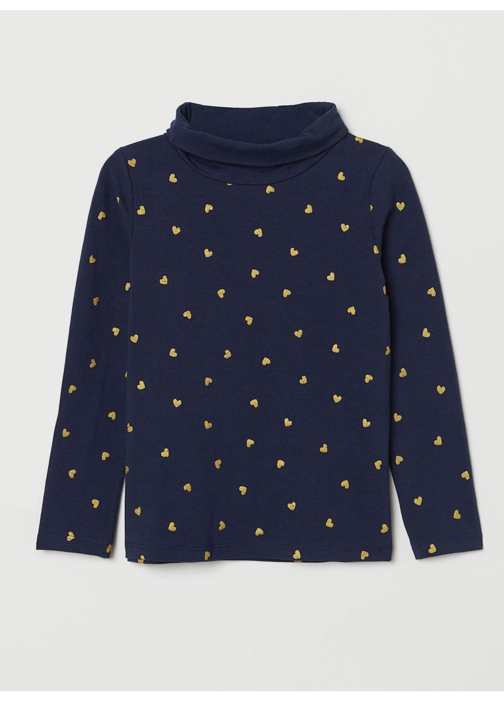 

Водолазка H&M 92 Темно-синий 0395730_тем.син.серд.зол.горох