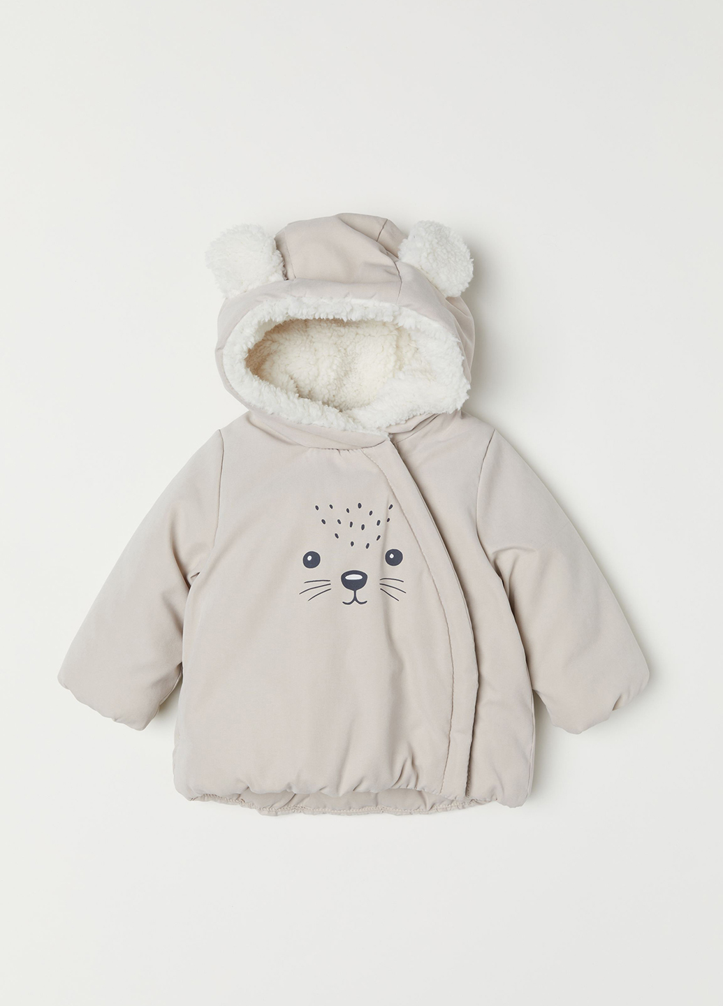 

Куртка H&M 56 Бежевый 0647689_ушки
