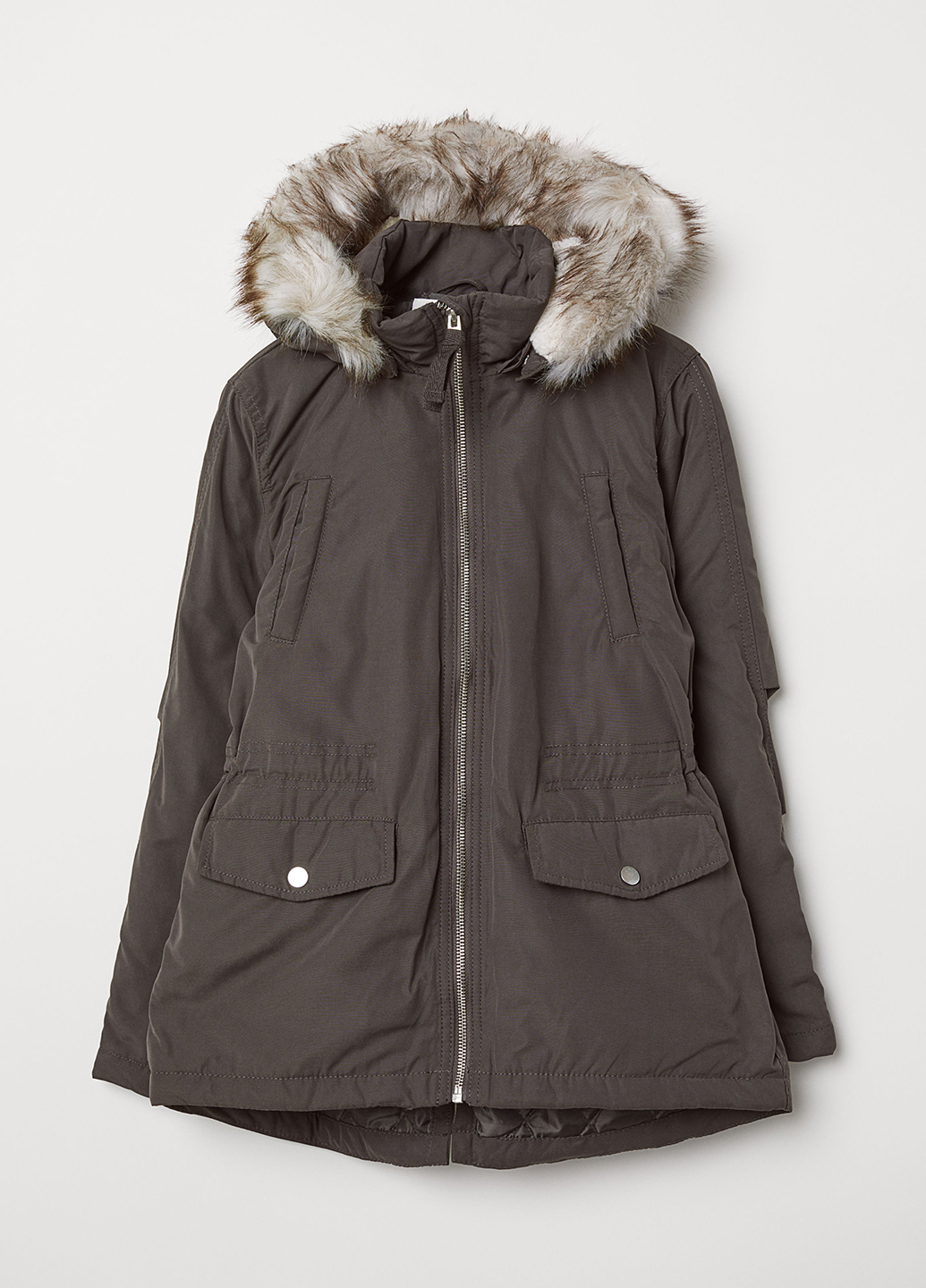 

Куртка парка H&M 158 Черно-белый 0627769_т.сер.