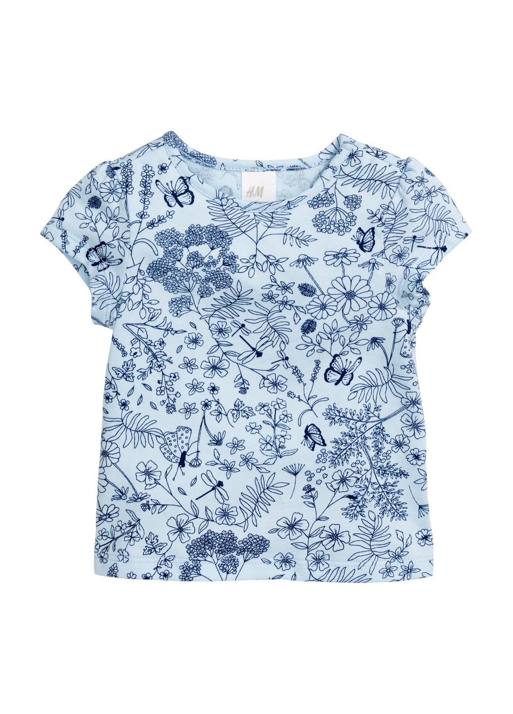 

Футболка H&M 68 Голубой 0354794