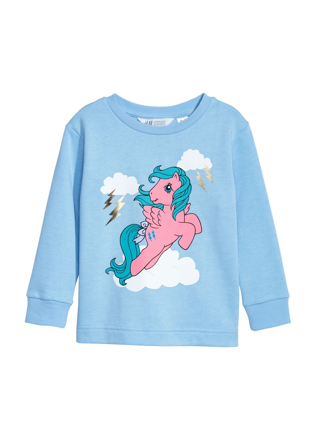 

Свитшот H&M 92 Голубой 0604872_пони