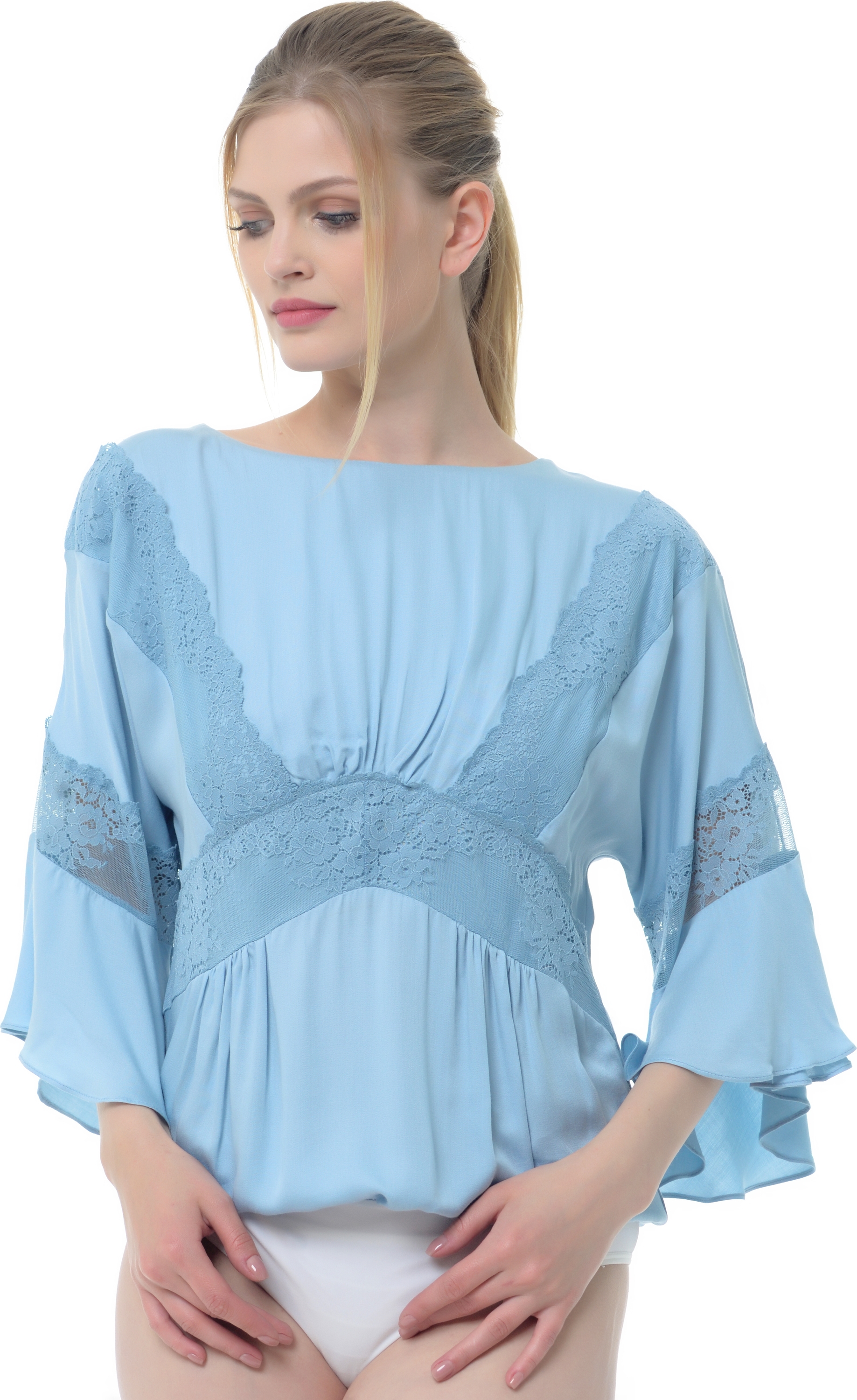 

Боди-блузка AREFEVA A5218  (48) Blue, Боди-блузка AREFEVA A5218 L (48) Blue