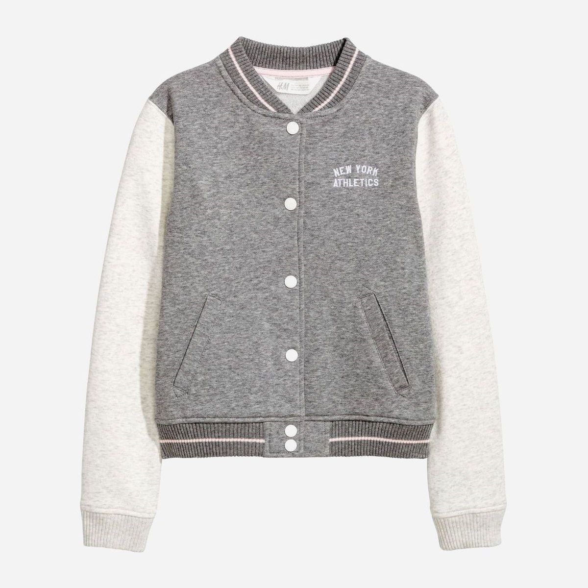 

Бомбер H&M 0488391 158-164 см Серый