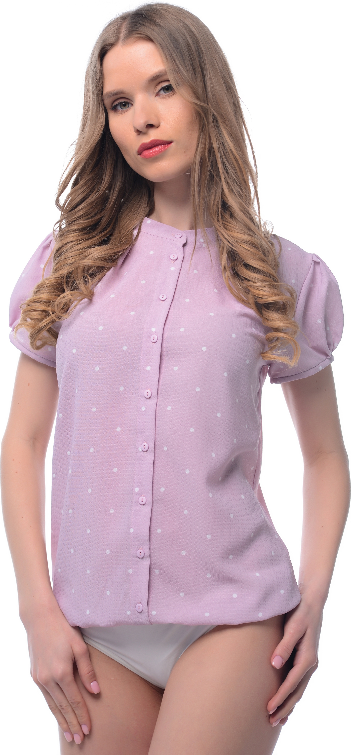 

Боди-блузка AREFEVA C5271  (48) Pink White, Боди-блузка AREFEVA C5271 L (48) Pink White