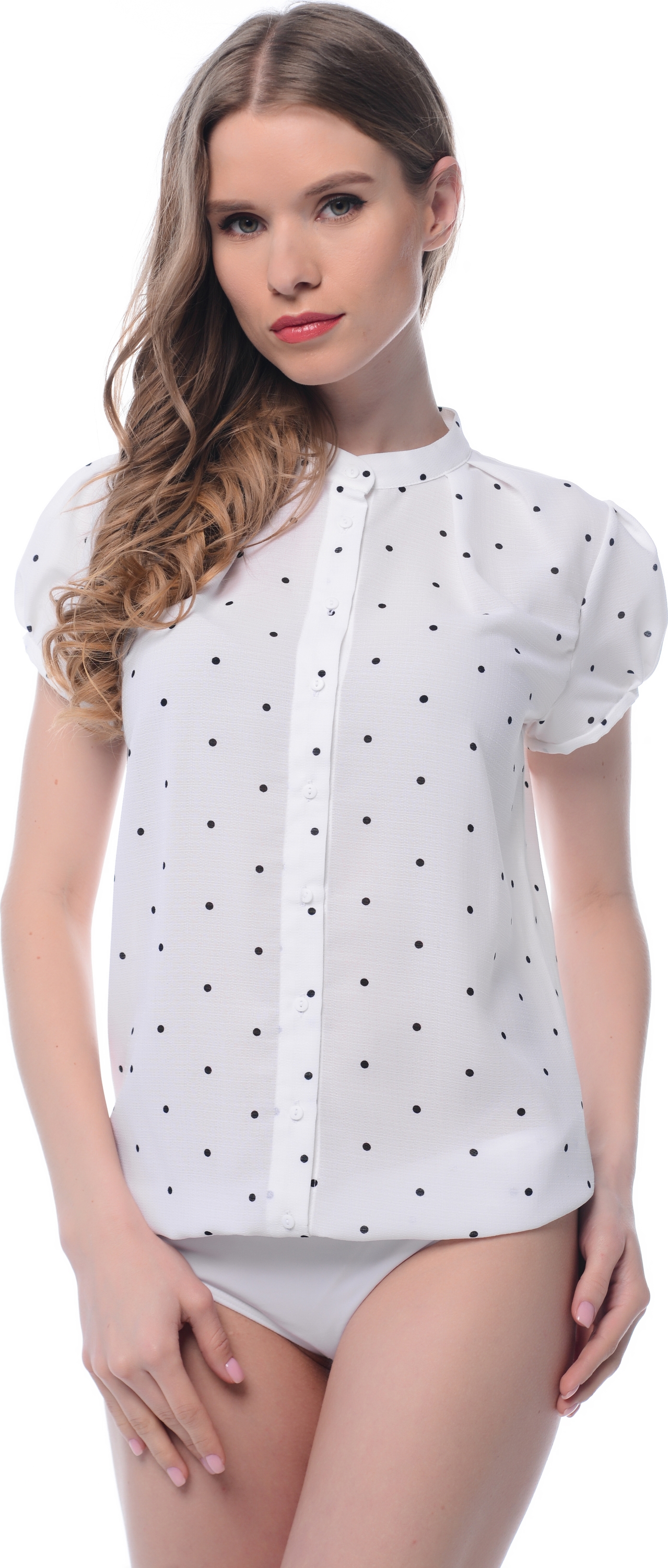 

Боди-блузка AREFEVA C5271  (48) White Black, Боди-блузка AREFEVA C5271 L (48) White Black