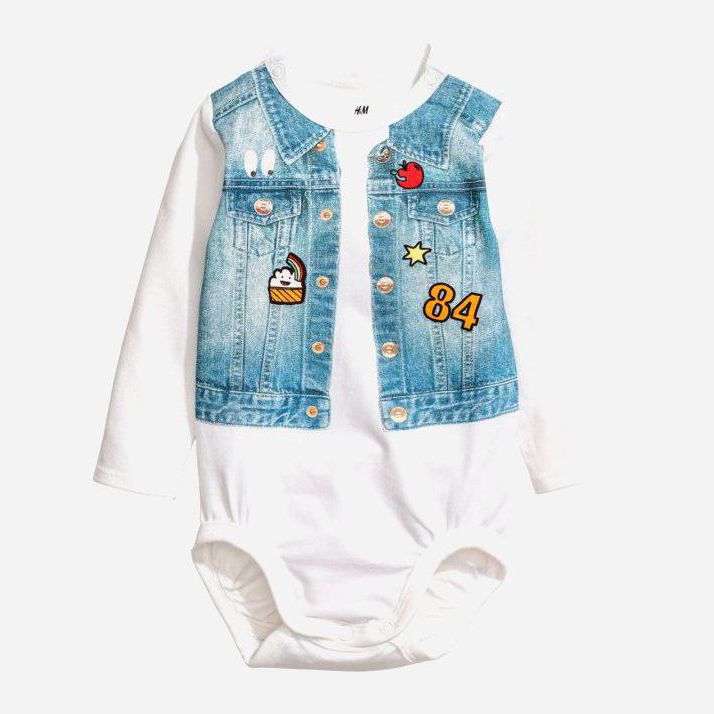 

Боди H&M 584112 56 см Белое