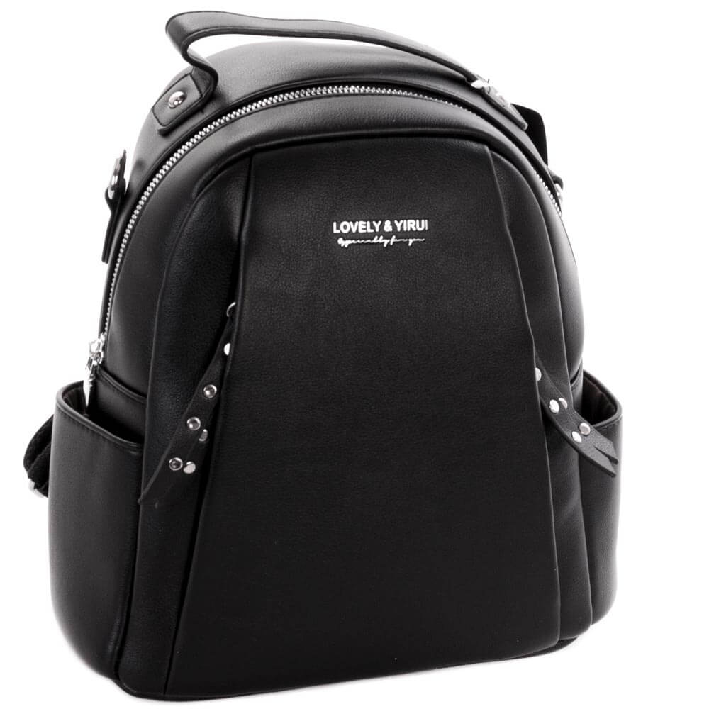 

Рюкзак сумка городской повседневный черный Yurui (937 black)