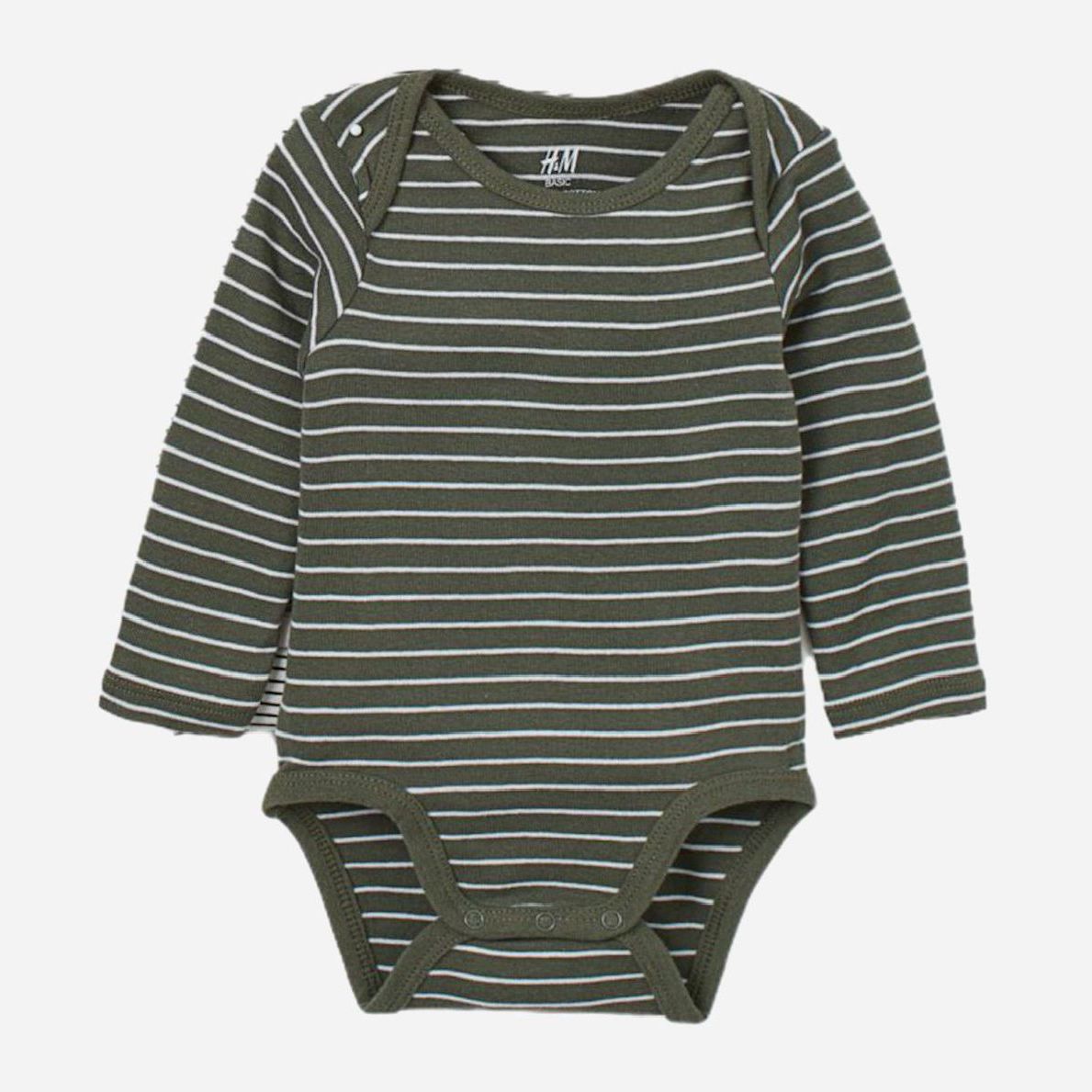 

Боди H&M 880118 62 см Темно-зеленое