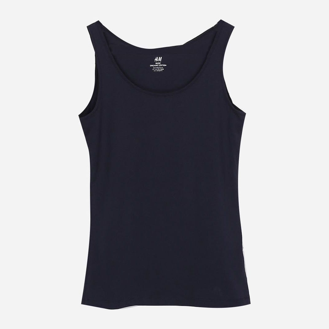 

Майка H&M 62842502 170 см Темно-синяя