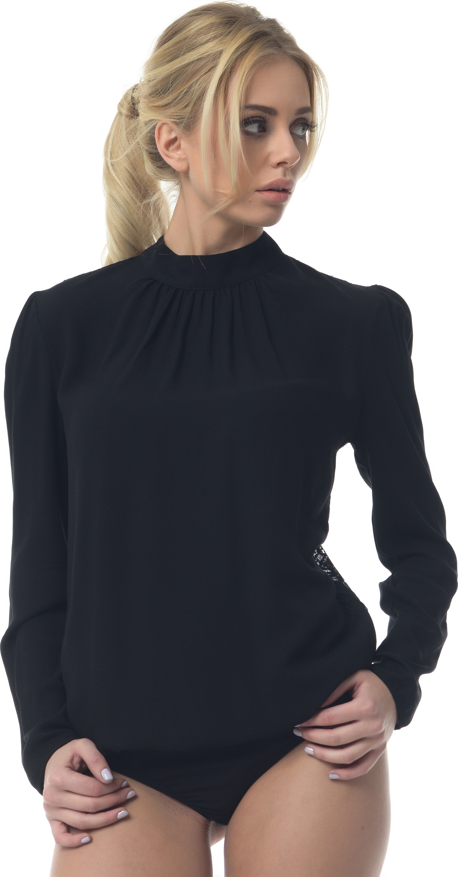 

Боди-блузка GENEVIE L5526 L (48) Black