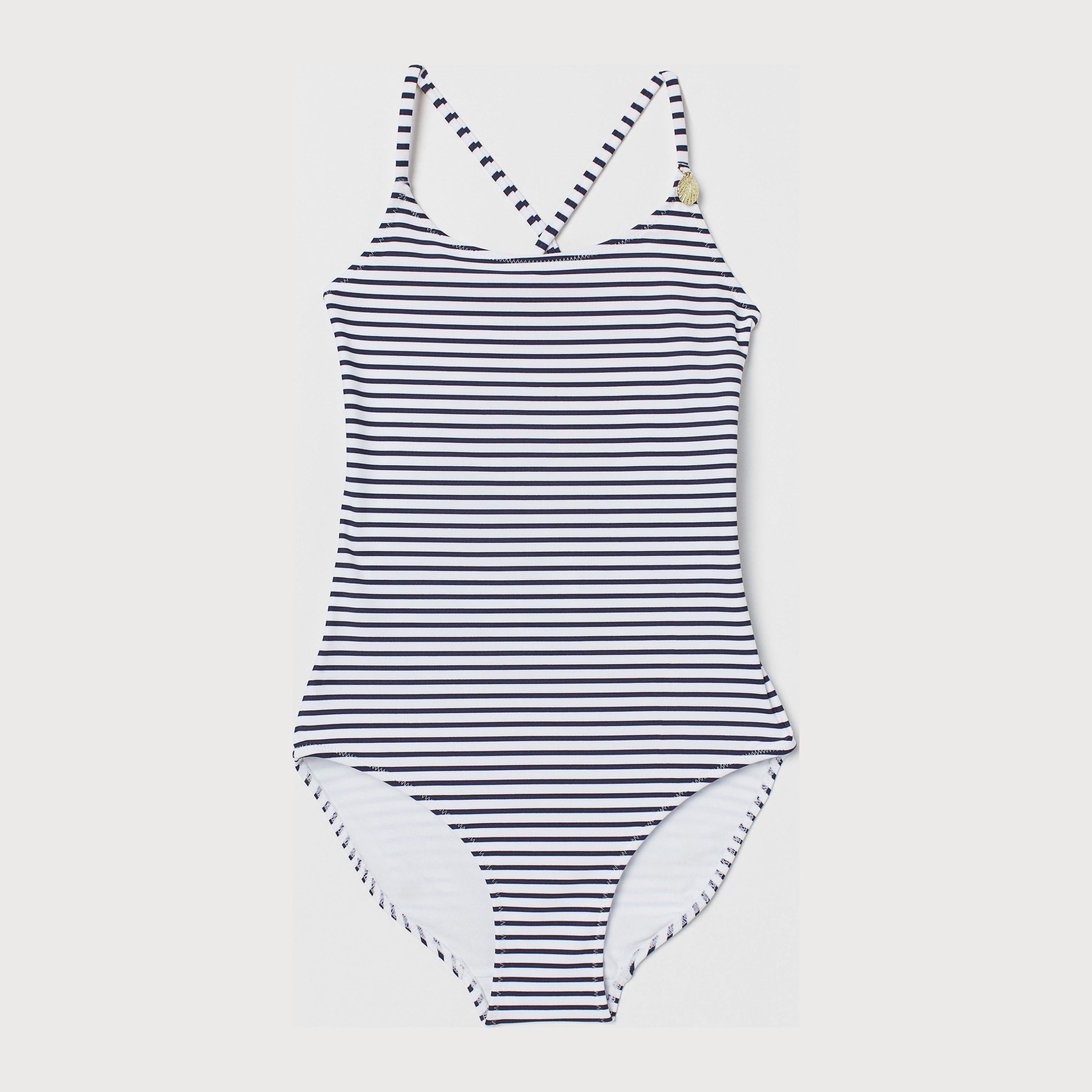 

Купальник сдельный H&M 701149 134-140 см Белый