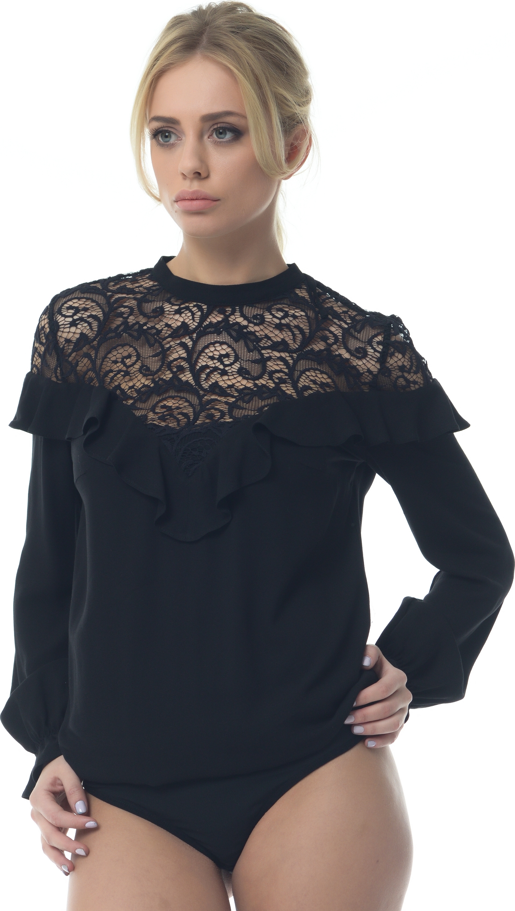 

Боди-блузка GENEVIE L5523 L (48) Black