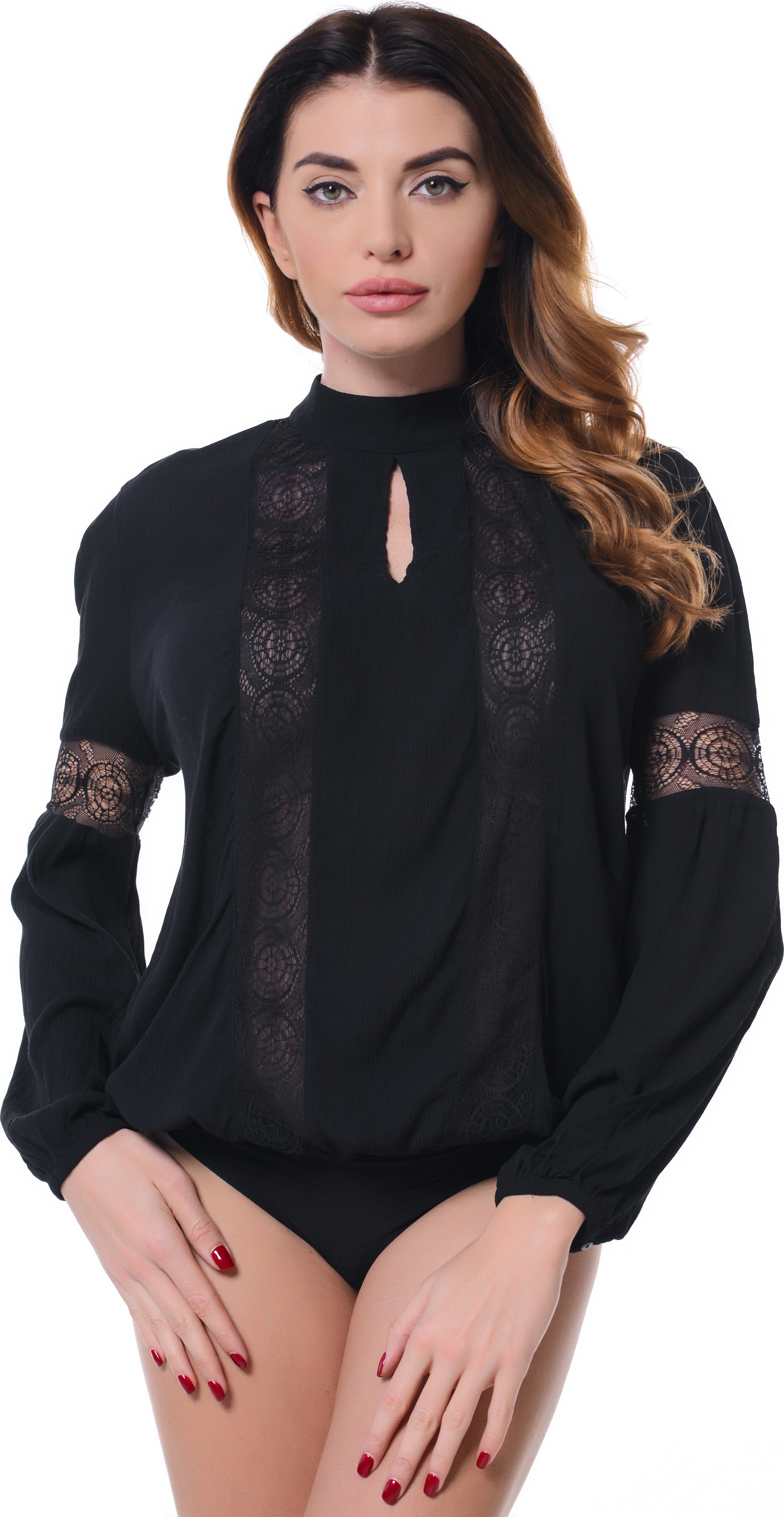 

Боди-блузка GENEVIE L5522 S (44) Black