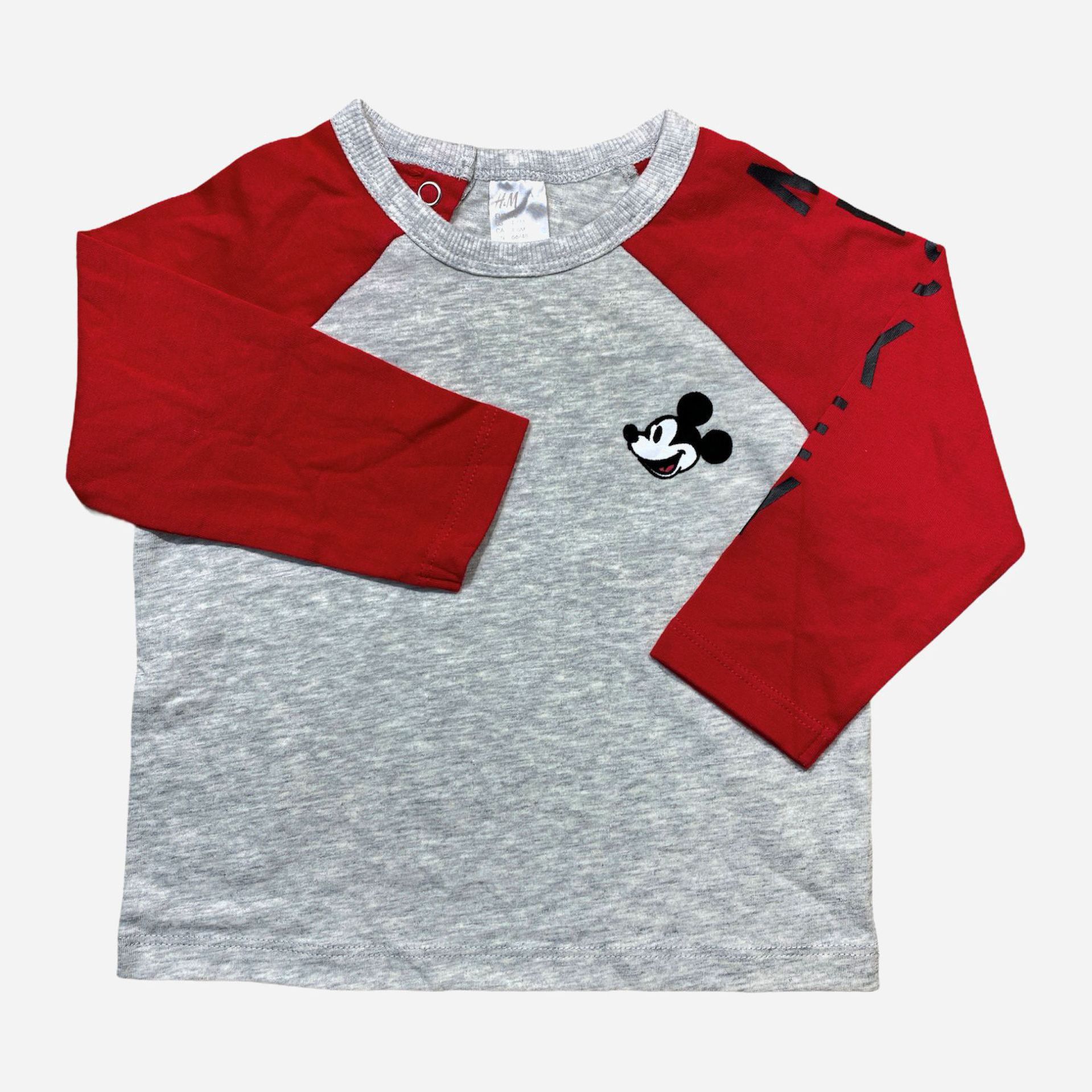 

Футболка с длинными рукавами H&M 0-1460 68 см Серая