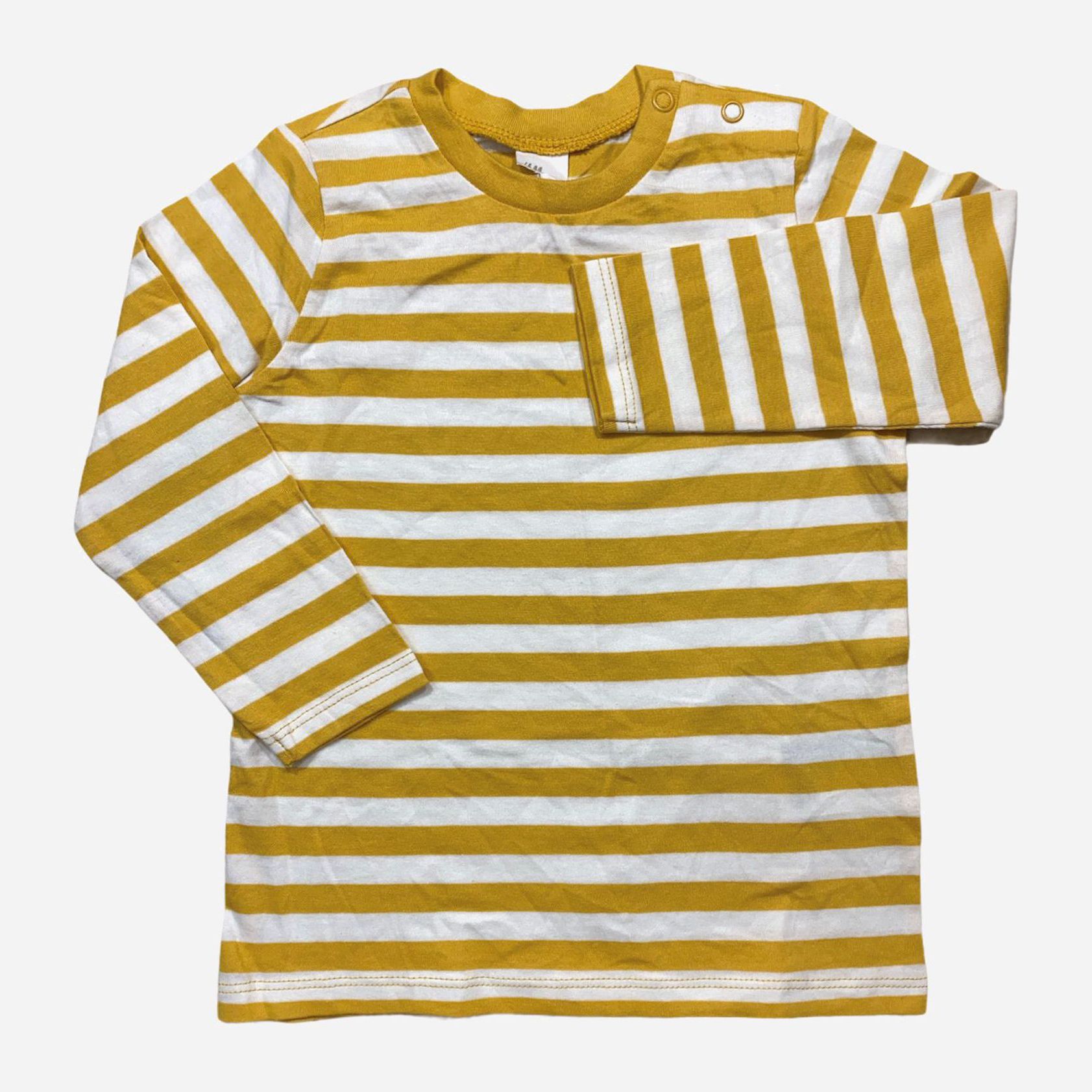 

Футболка с длинными рукавами H&M 818086 86 см Белая