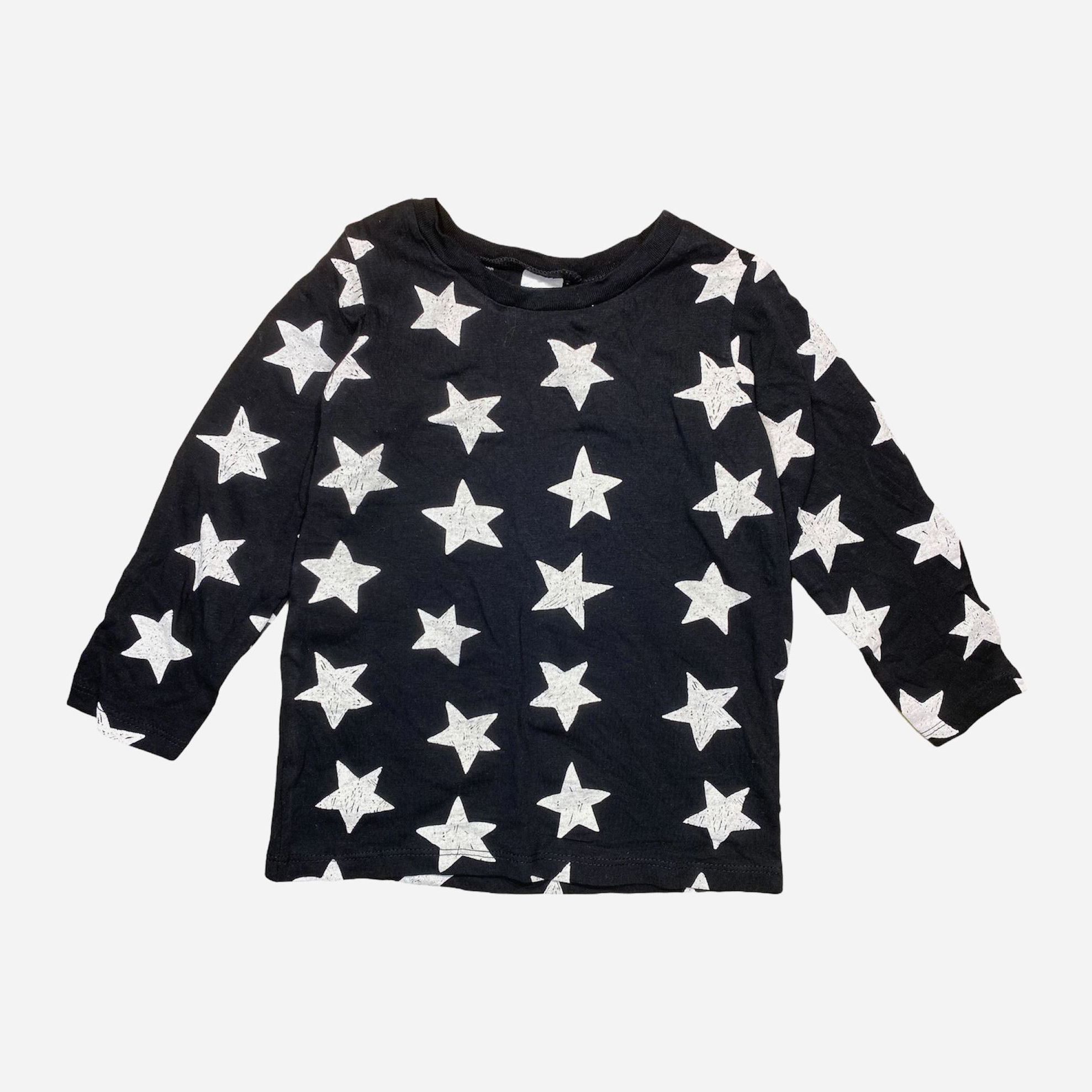 

Футболка с длинными рукавами H&M 808796 92 см Черная (KZ2000001027332)