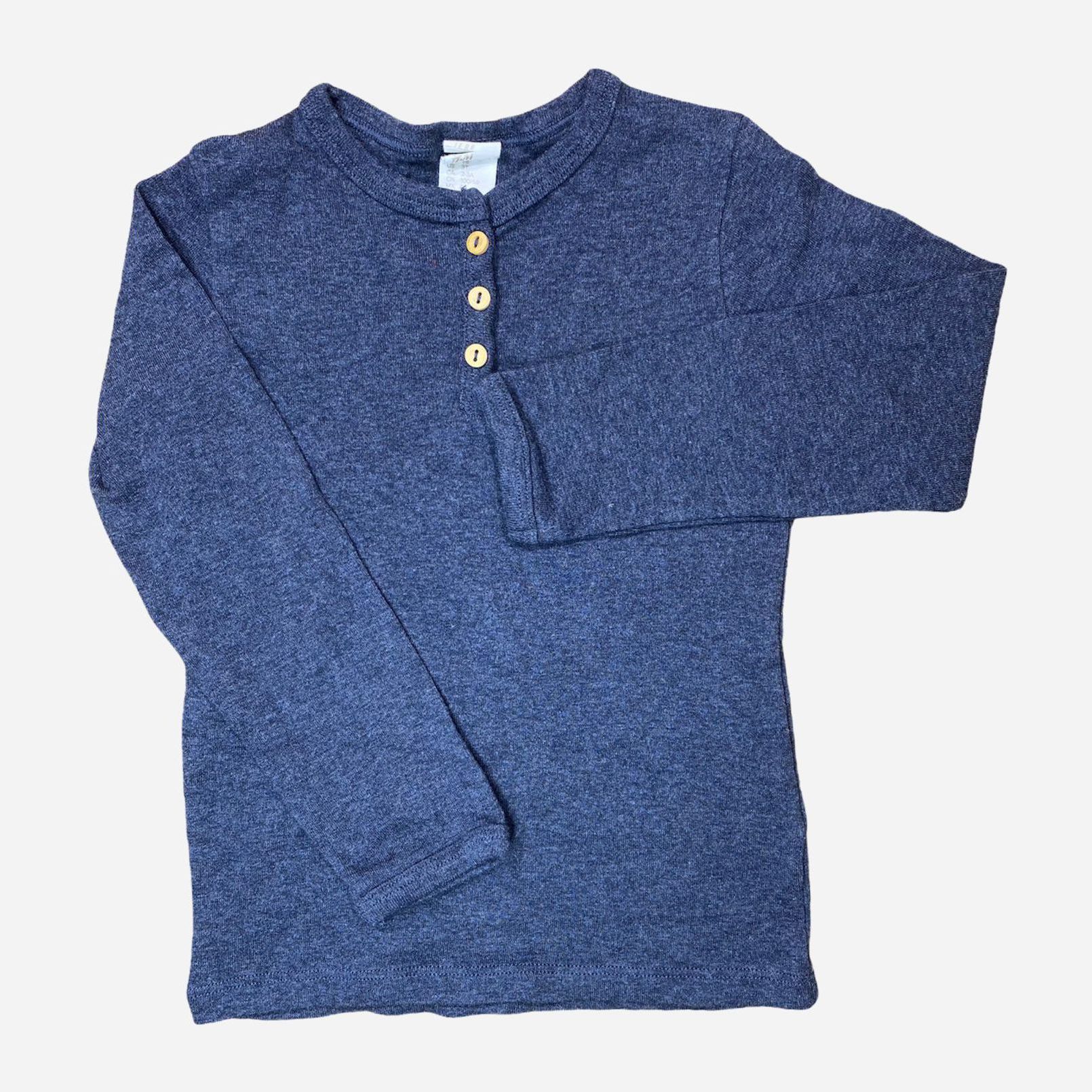 

Футболка с длинными рукавами H&M 859926 62 см Серо-синяя
