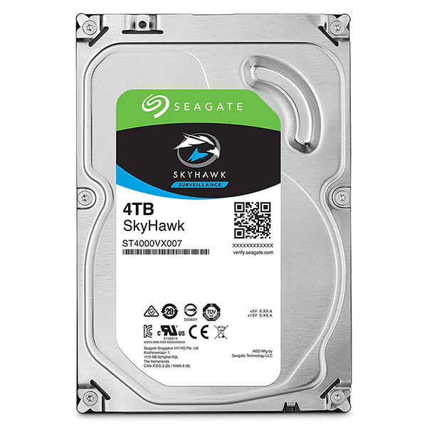 

Жесткий диск 4TB Seagate Skyhawk ST4000VX007 для видеонаблюдения (106132)