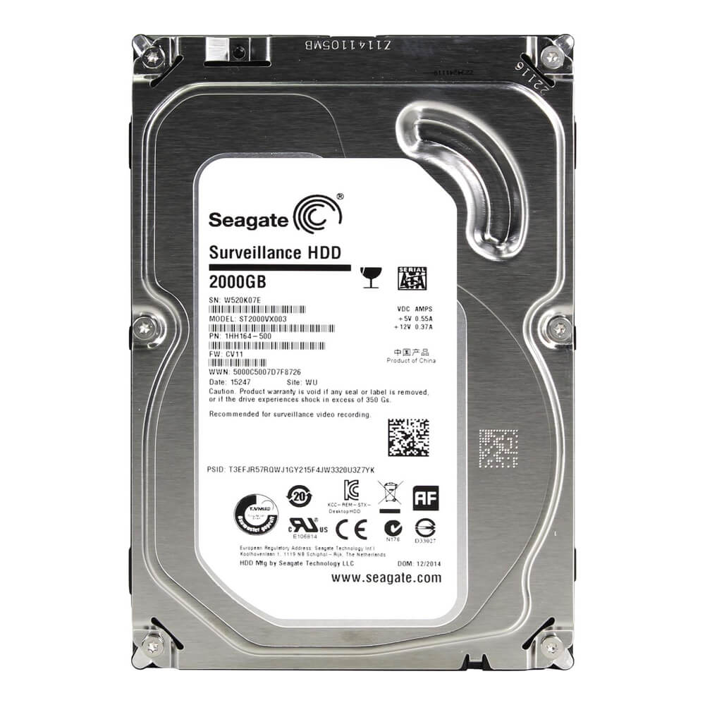

Жесткий диск 2TB Seagate Skyhawk ST2000VX003 ch для видеонаблюдения (116004)