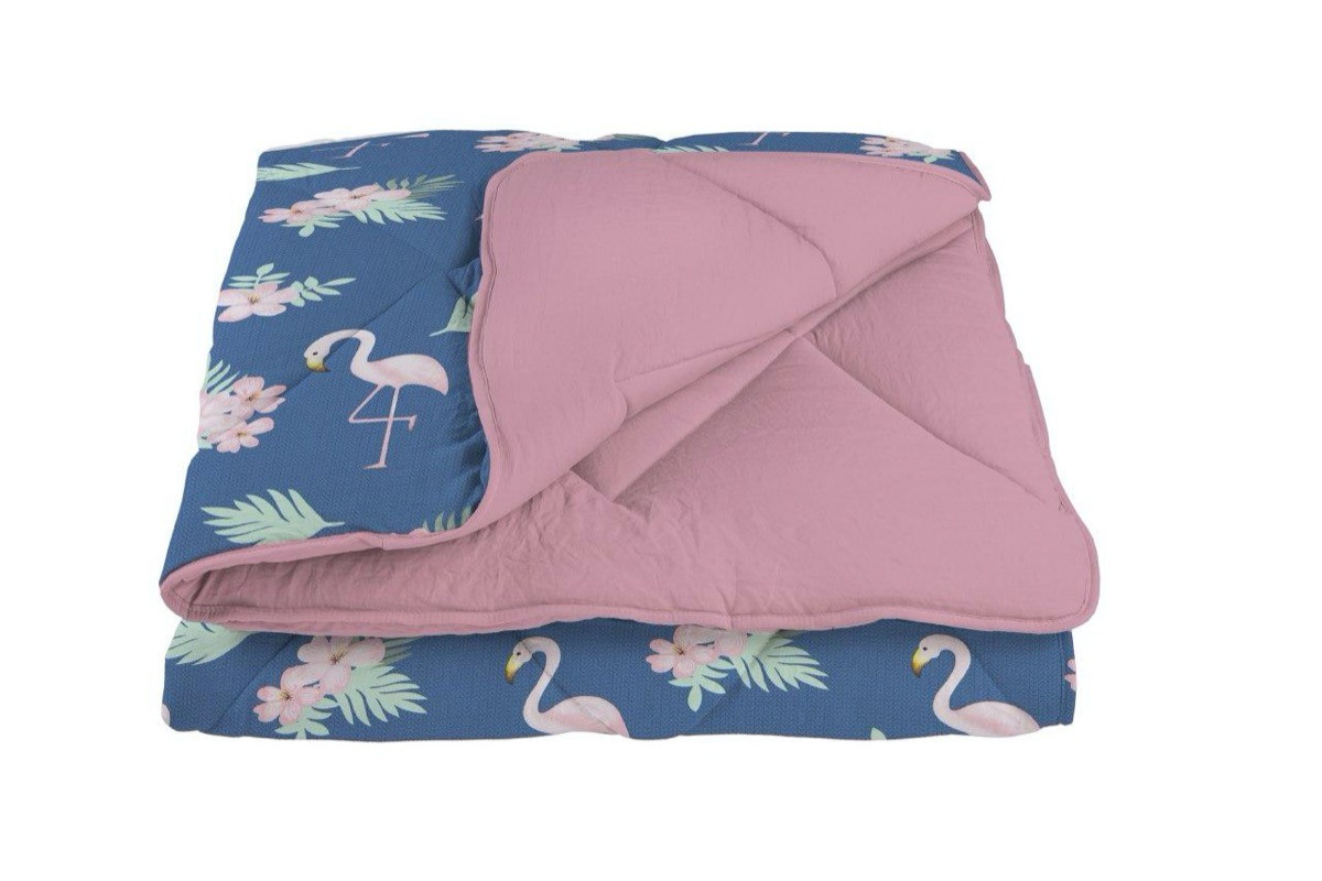 

Одеяло двуспальное ТЕП Washed Cotton Розовый фламинго 1-00232-06575 210х180 см
