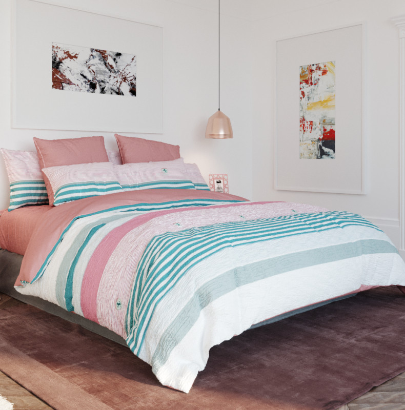 

Постельное белье двуспальное Теп Lines 2-01685-09490 Washed cotton 215х180 см