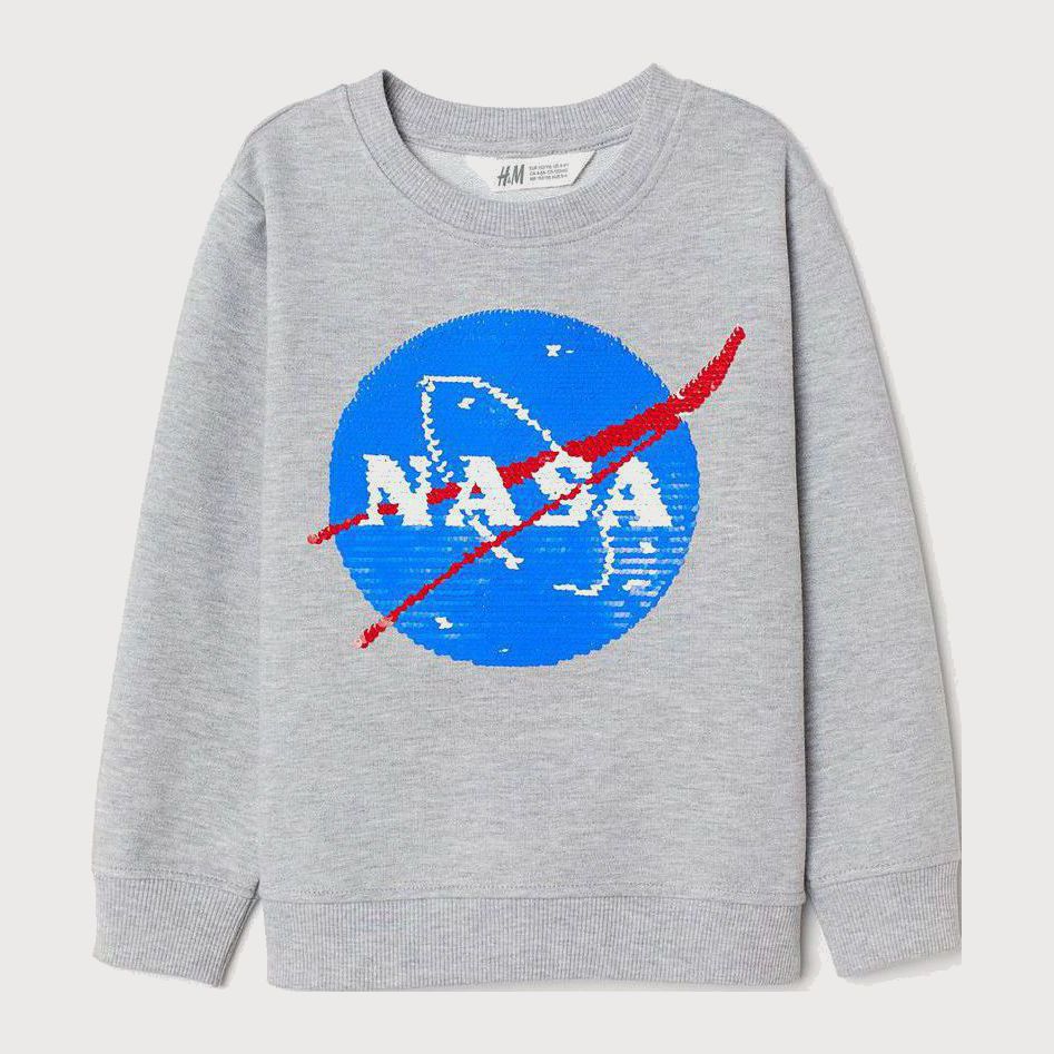 

Свитшот H&M 704150 110-116 см Серый