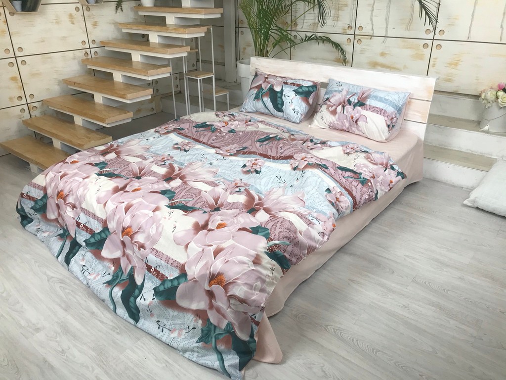 

Постельное белье CottonTwill Сатин Музыка ветра Семейный 2 х 145х215 см ( FB26382CT)