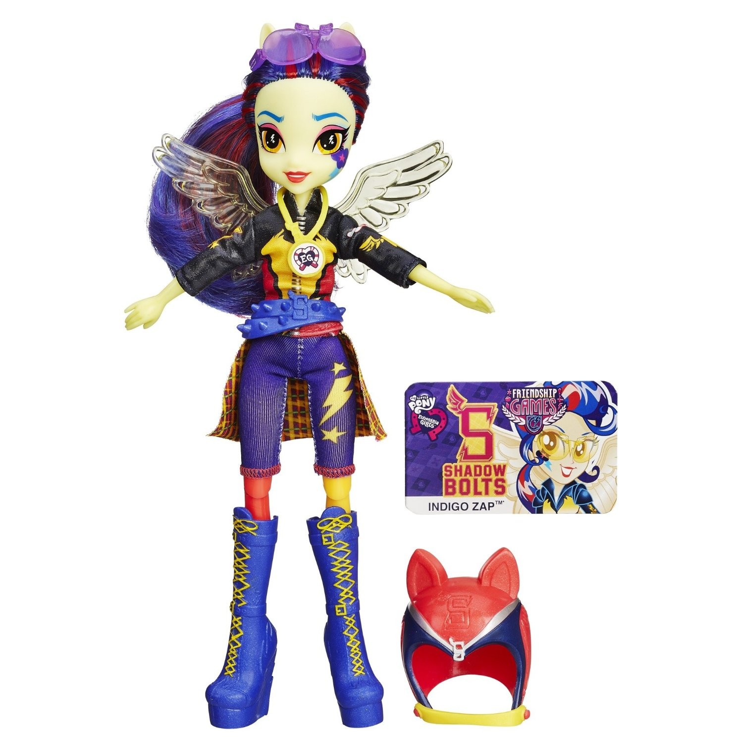 

Кукла Индиго Зэп Гонщица Девочки Эквестрии (My Little Pony Equestria Girls Indigo Zap Sporty Style Motocross Doll)