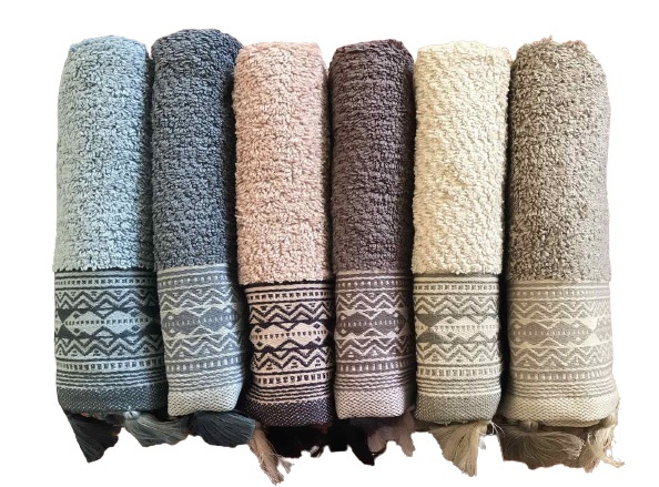 

Набор махровых полотенец Sikel Cotton Ponpon 70*140 6 шт (ts-02709)