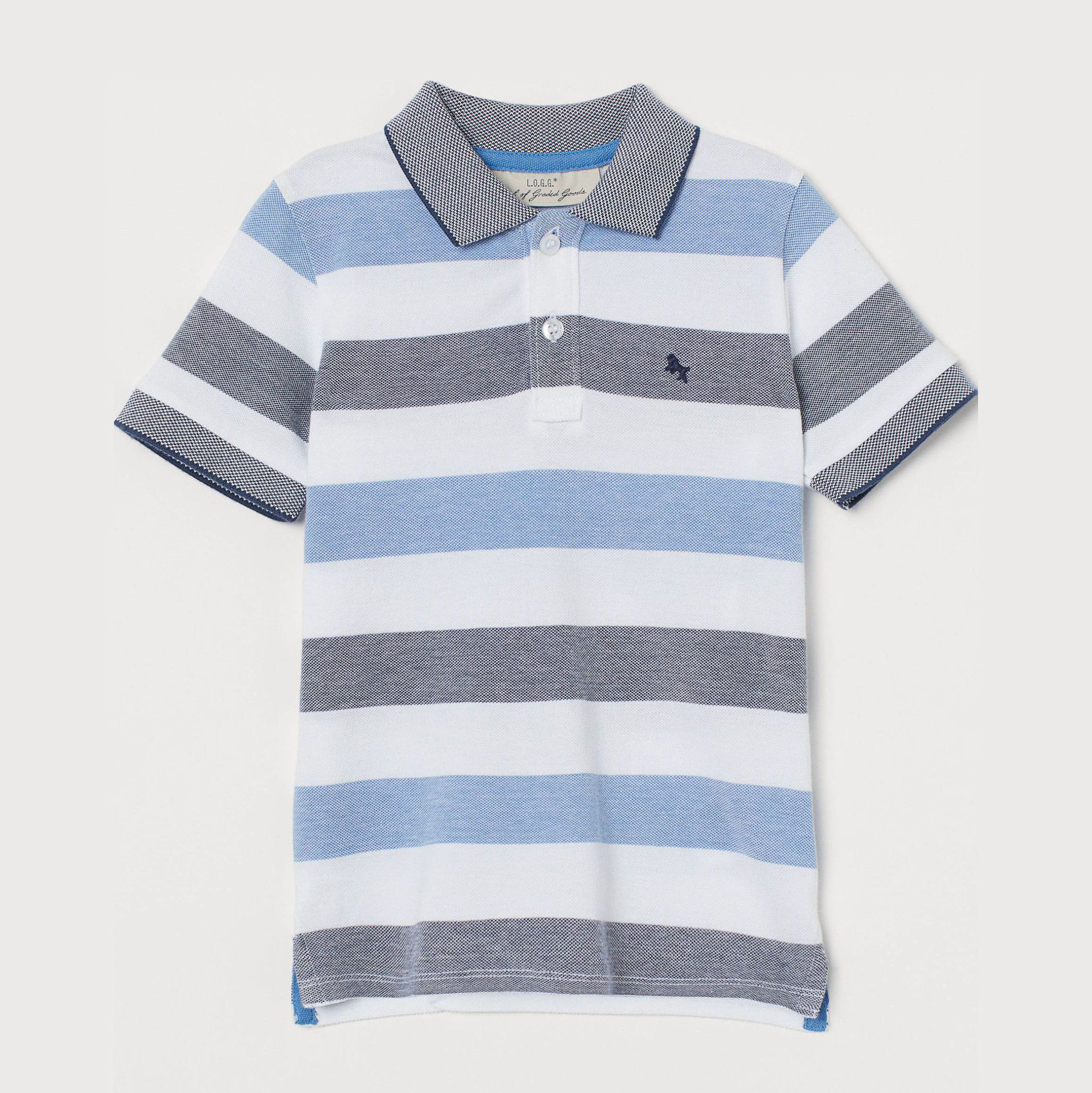 

Поло H&M 791499 110-116 см Белое (KZ2000001098172)