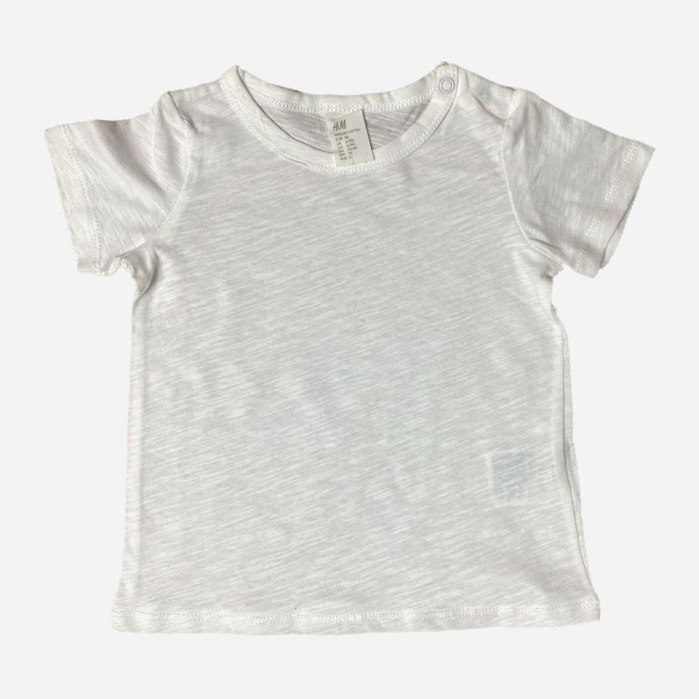 

Футболка H&M 715258 74 см Белая