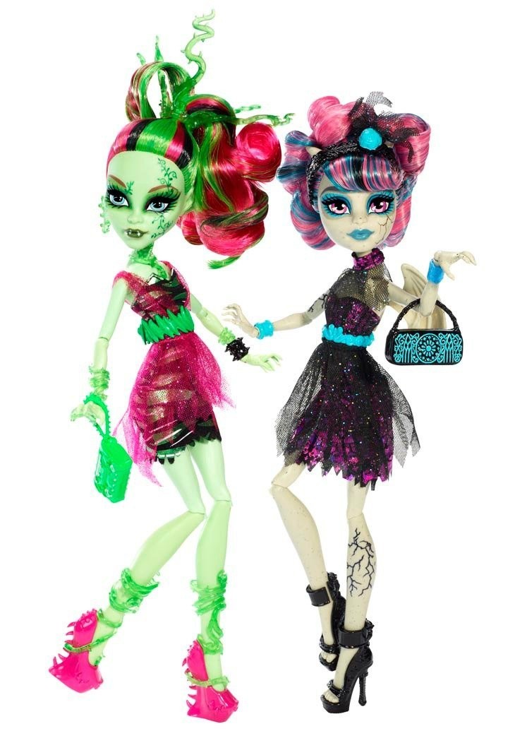 

Куклы Монстер Хай Рошель Гойл и Венера МакФлайтрап Зомби Шейк (Monster High Zombie Shake)