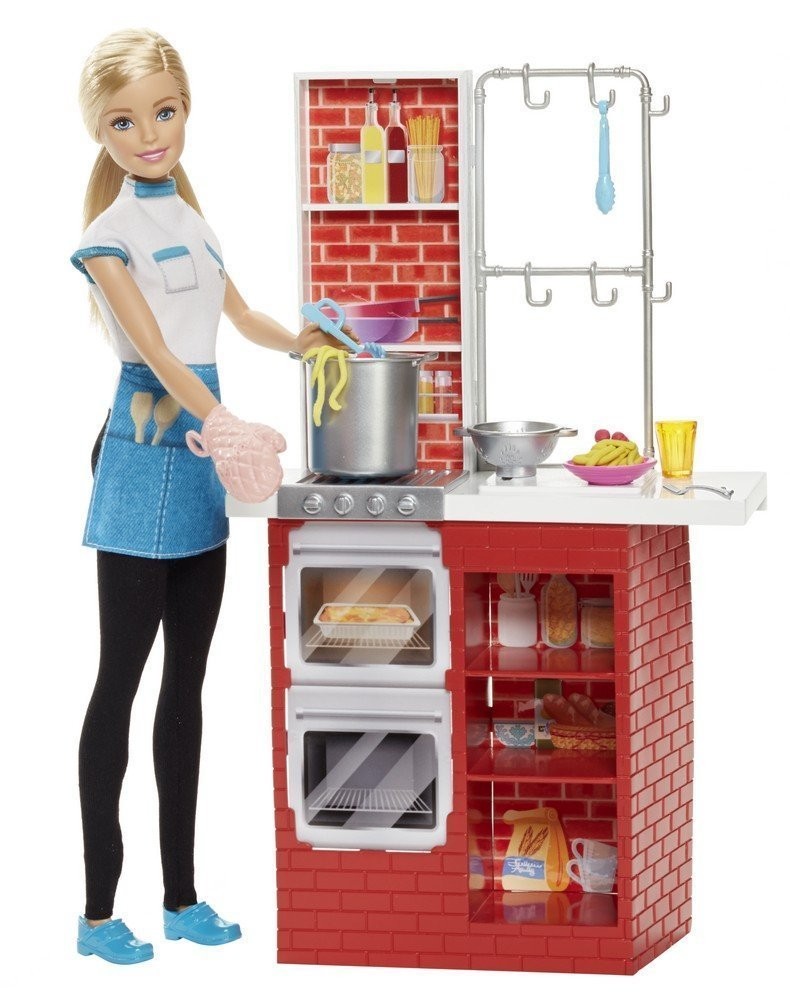 

Кукла Барби набор "Шеф итальянской кухни" (Barbie Spaghetti Chef Doll & Playset)