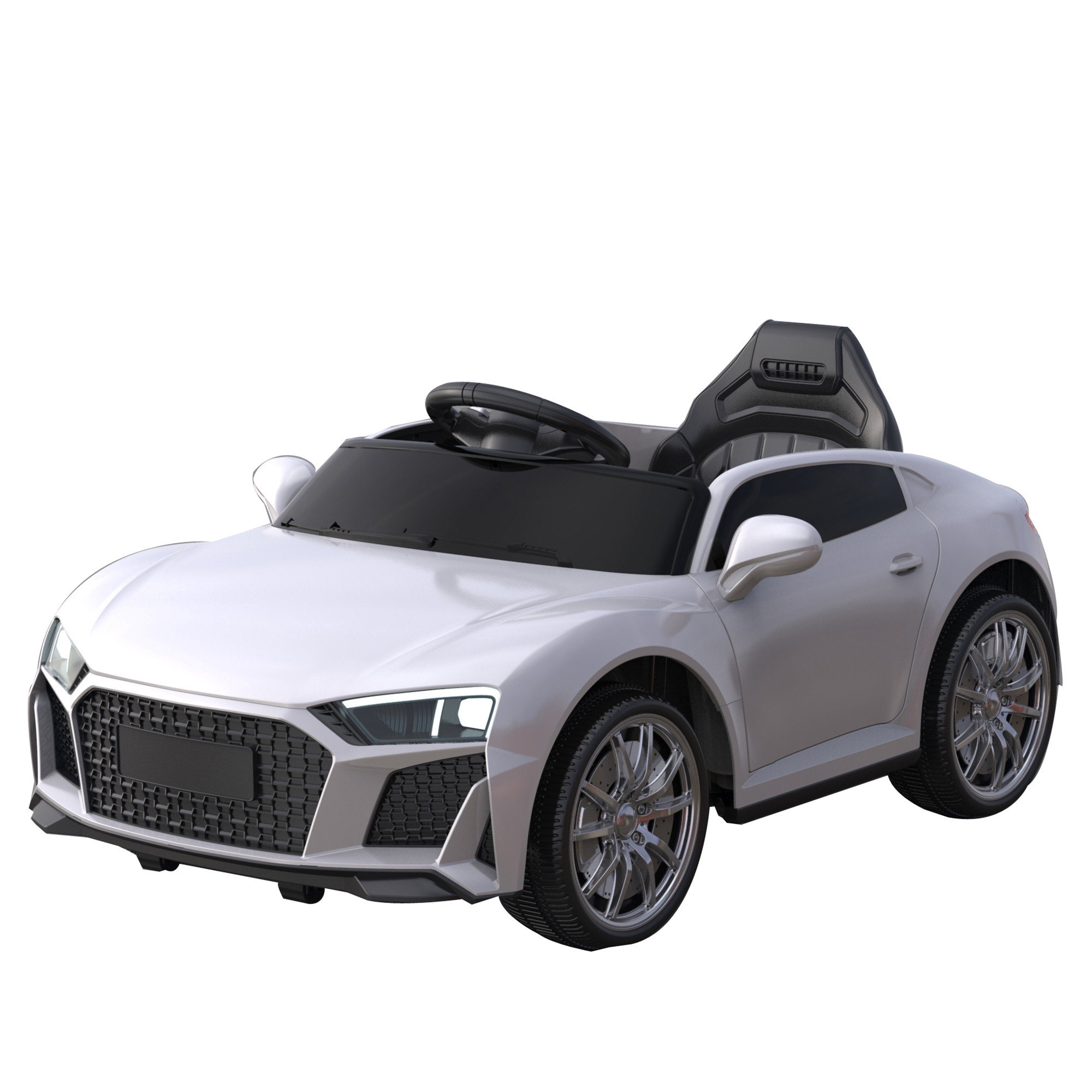 

Электромобиль Car4Kids T-7662 Белый на радиоуправлении Bluetooth с EVA колесами и МР3 + 1 мотор на 18 Вт