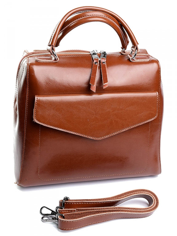 

Женская сумка кожаная Case M-2001 хаки