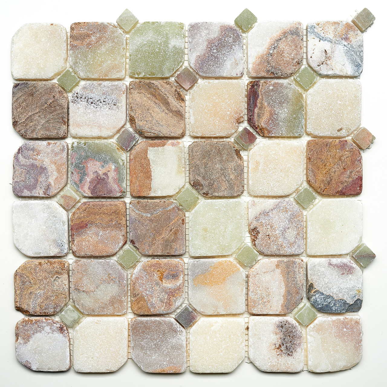 

Мозаика из натурального камня Amera Mosaic - Cordoba Mix 31x31