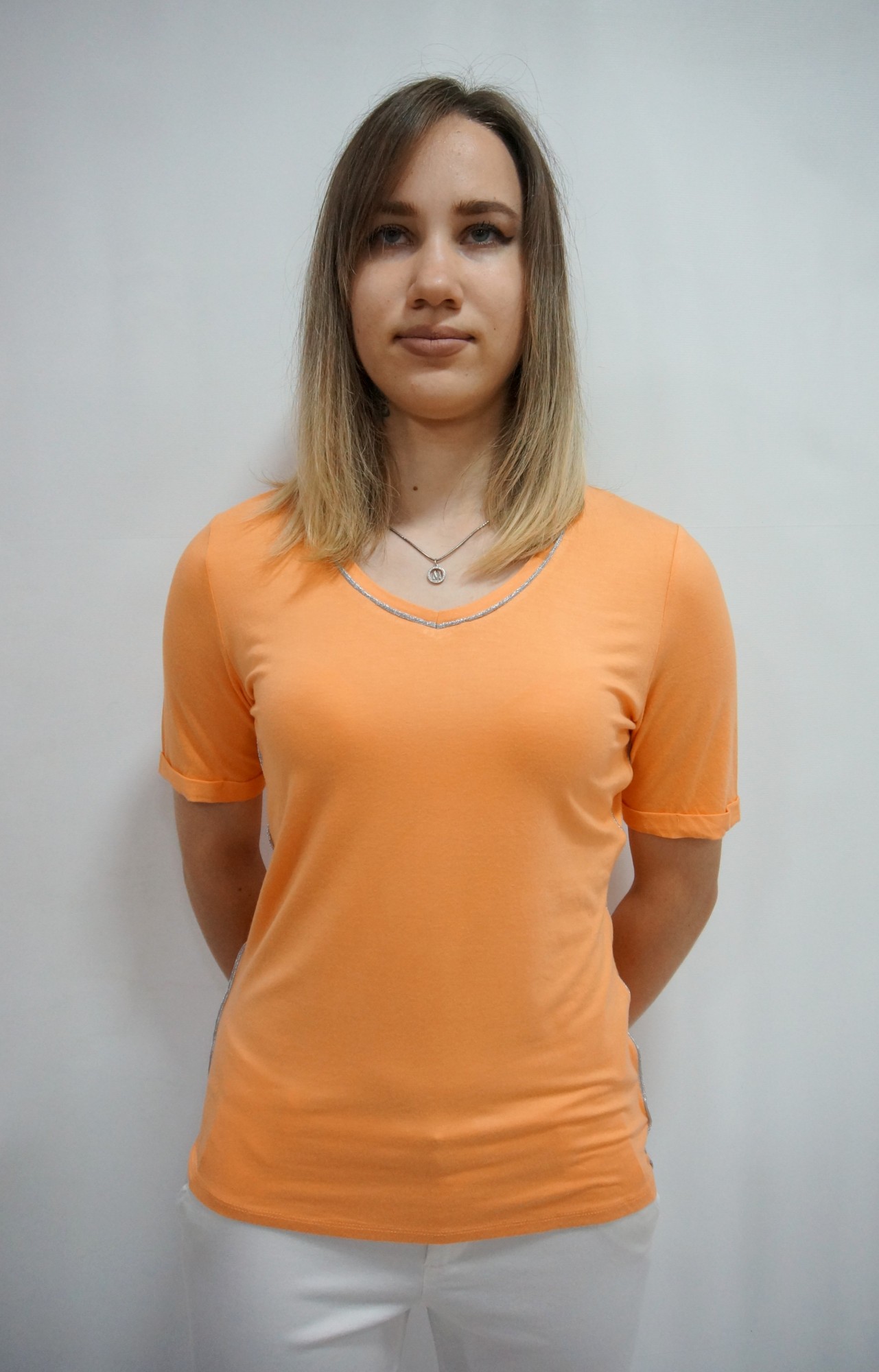 

Футболка ZAUBERMOND Z3306  оранжевый 2106/30, Футболка ZAUBERMOND Z3306 38 оранжевый 2106/30