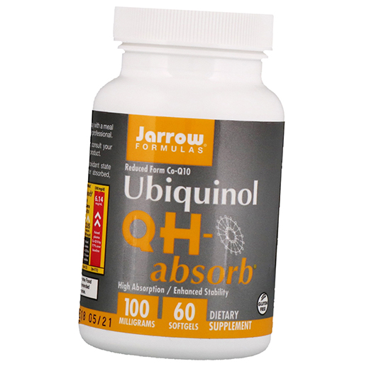 

Ubiquinol QH-Absorb 100 Jarrow Formulas 60гелкапс (70345008)