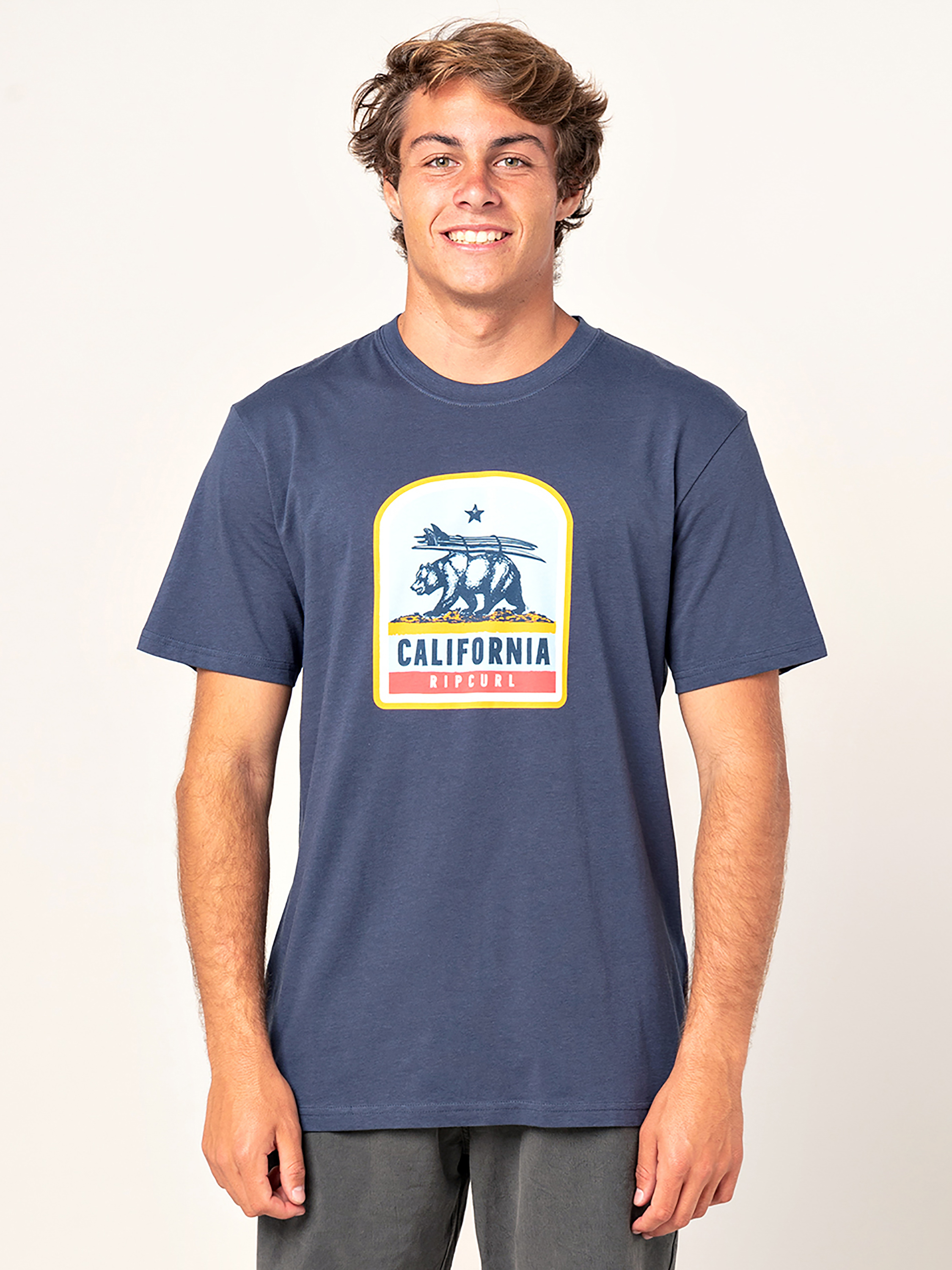 

Футболка Rip Curl Destination Animals CTESS5-49 S Темно-синяя