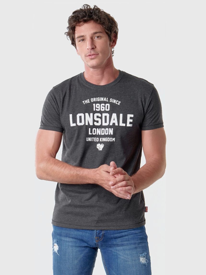 

Футболка Lonsdale Rhydowen 116025-1036 S Marl Anthracite
