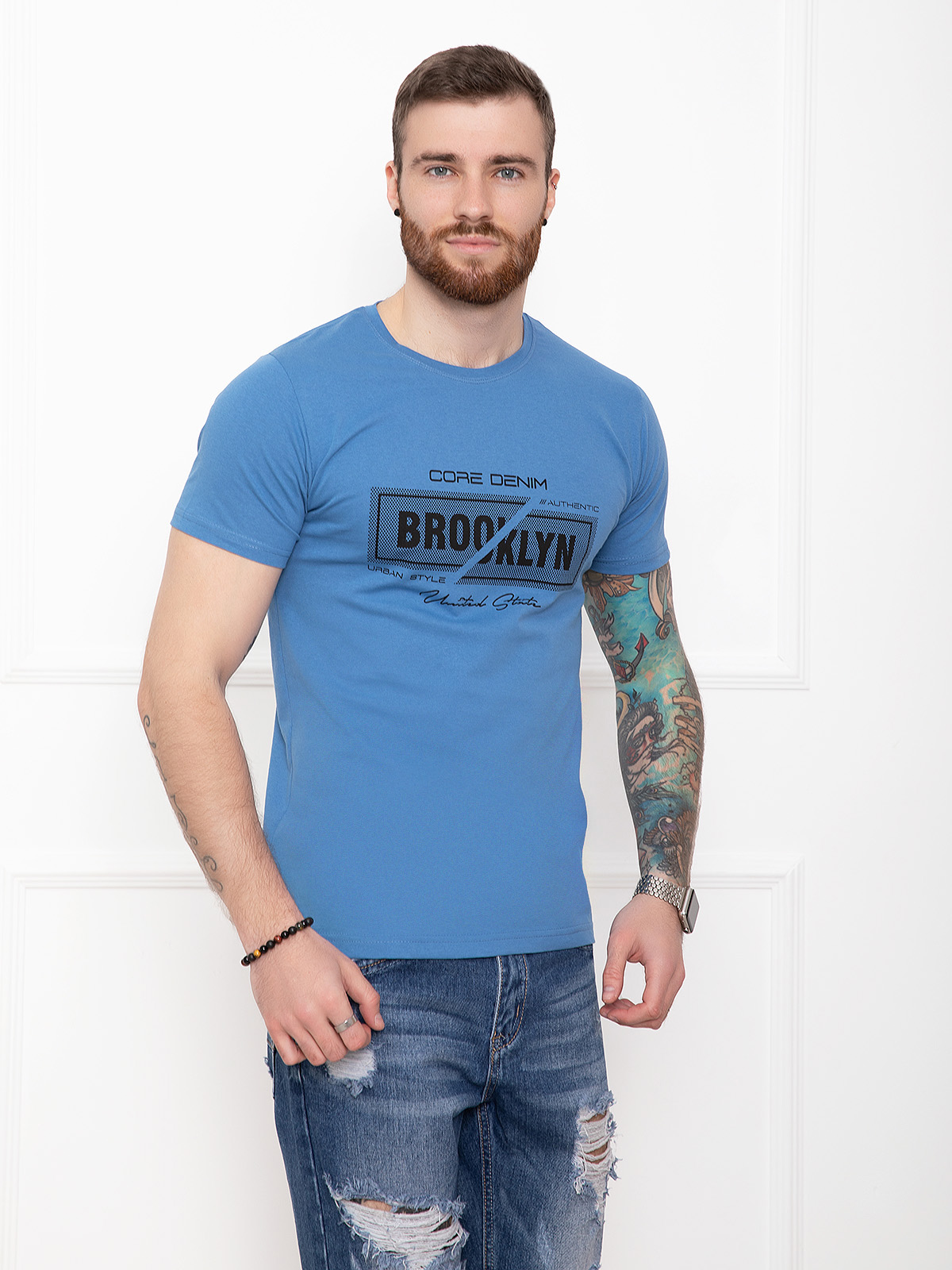 

Футболка ISSA PLUS GN4-30 S Синяя