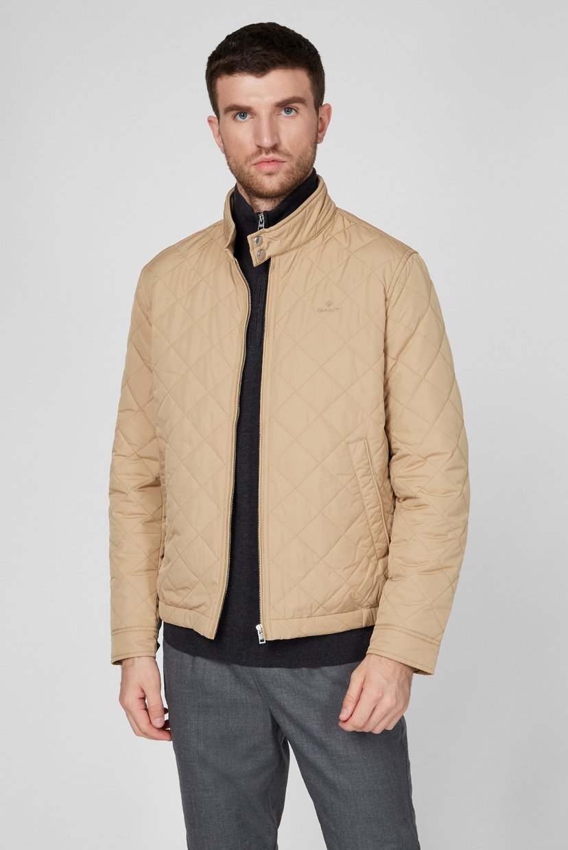 

Мужская бежевая куртка QUILTED WINDCHEATER Gant  7006080, Мужская бежевая куртка QUILTED WINDCHEATER Gant M 7006080